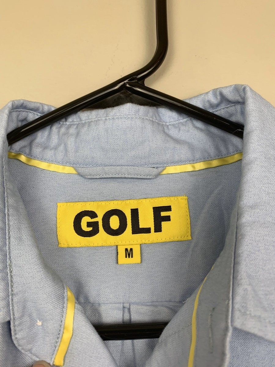 Odd Future - Golf button up LS tee blue - 4