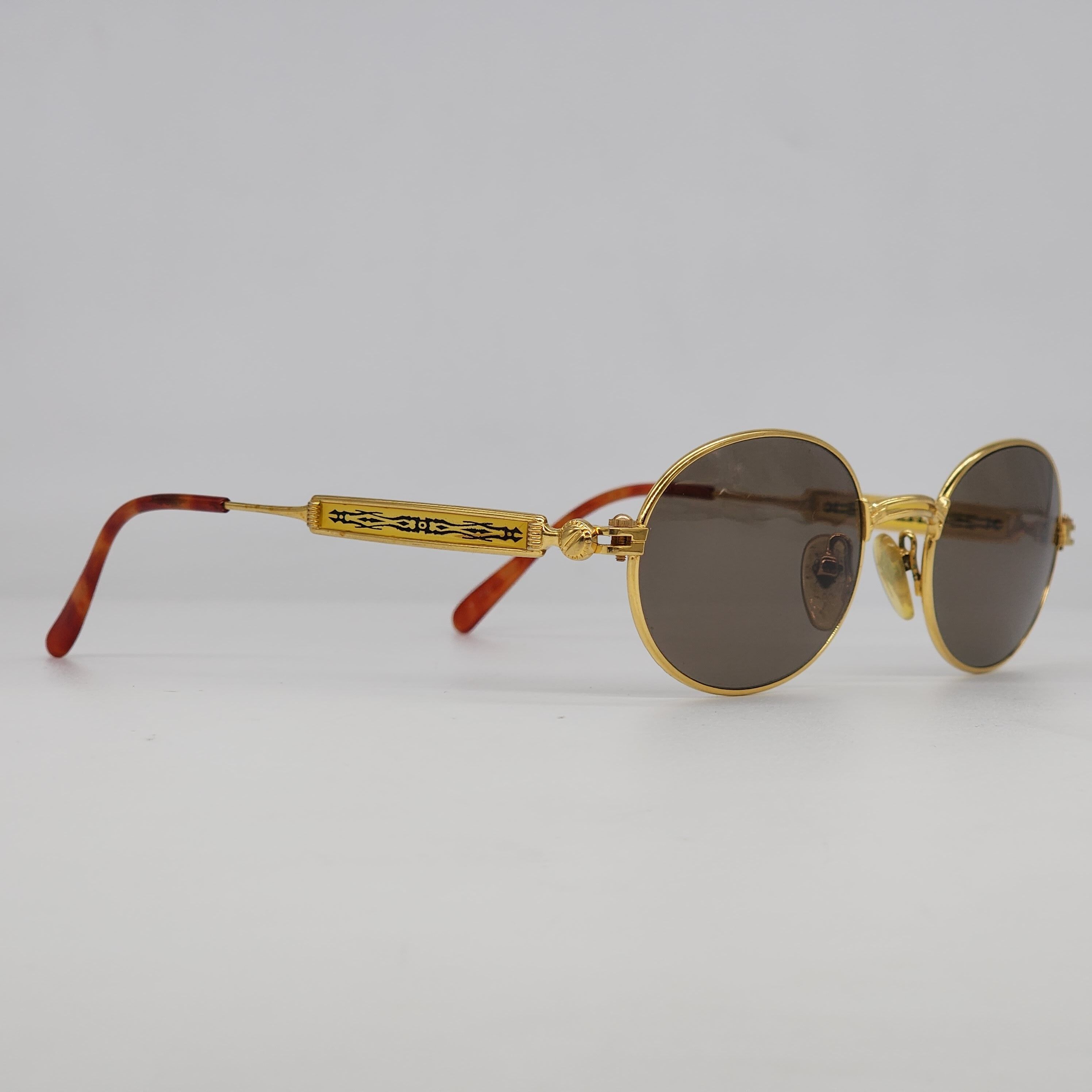 Vintage - Jean Paul Gaultier - 56-4170 1990s Oval Sunglasses - 2