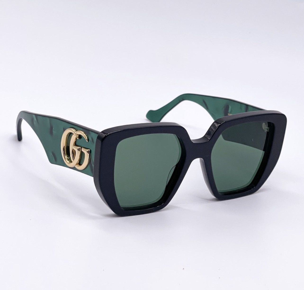 NEW GUCCI GG0956S 001 WOMEN’S SUNGLASSES GUCCI GG0956S GREEN - 9