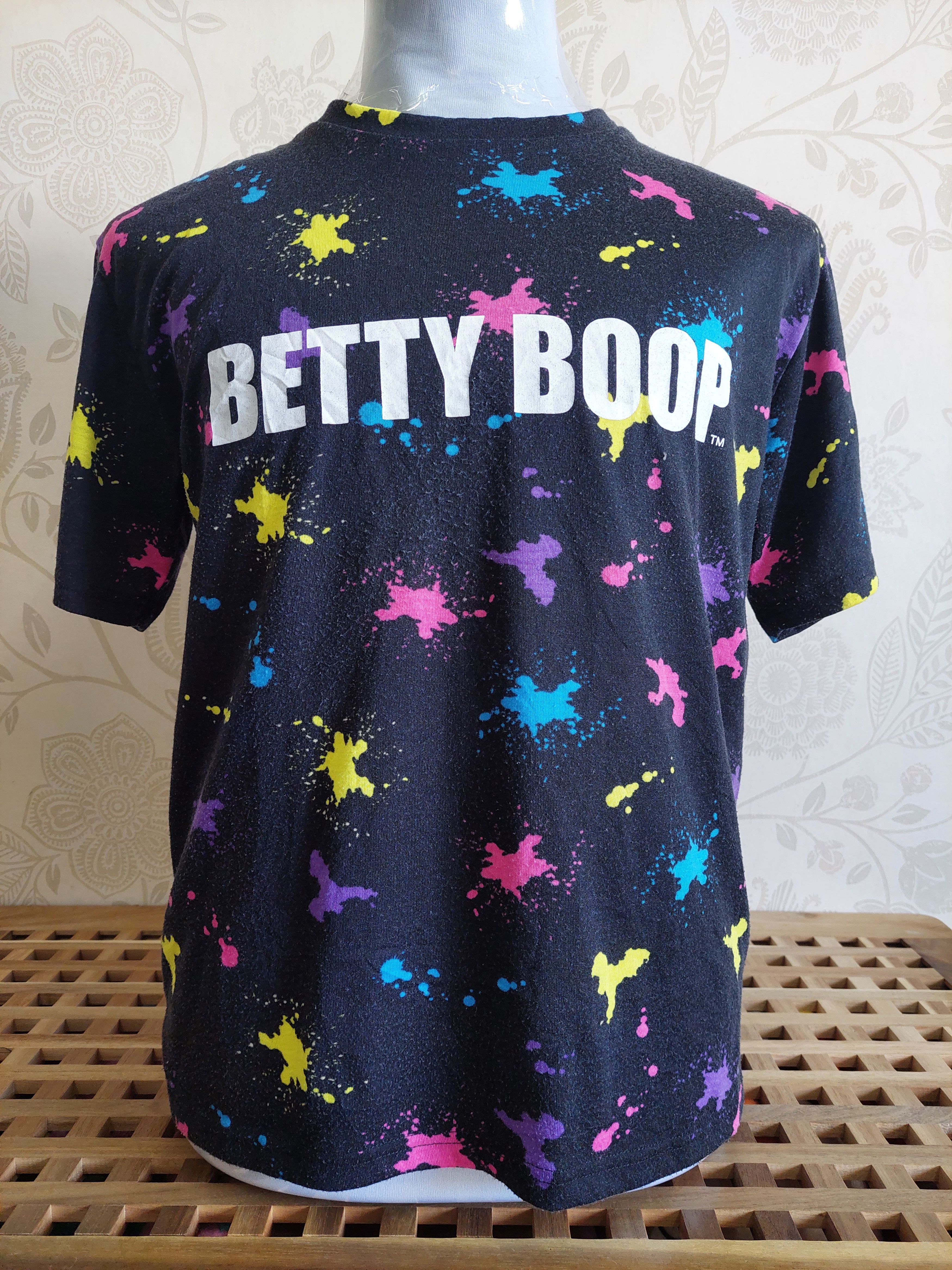 Japanese Brand - Strange Heaven X Betty Boop Streetwear Fullprint TShirt - 1