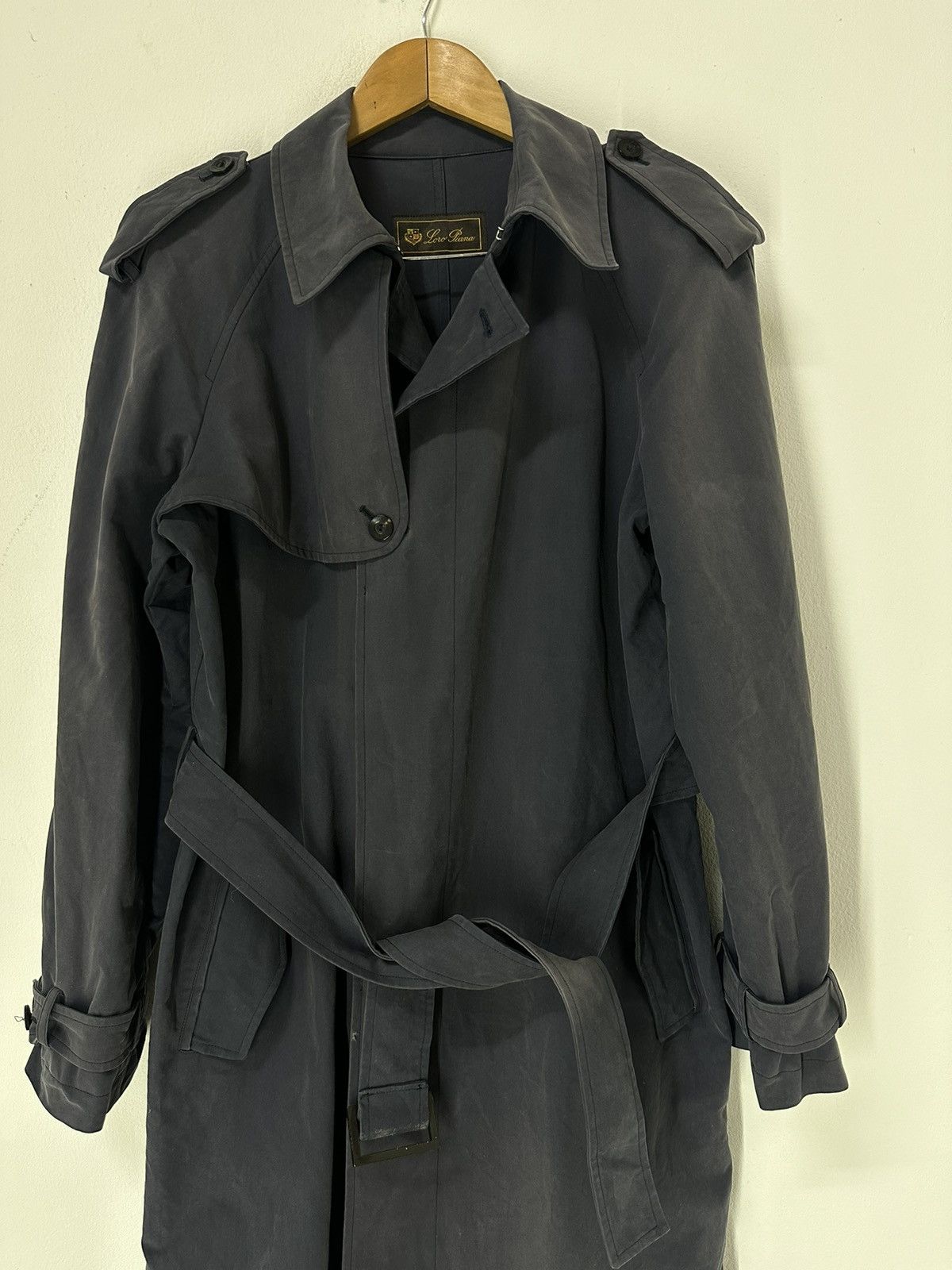 Loro Piana Trench Coat Jacket Design Made In Italy - 4