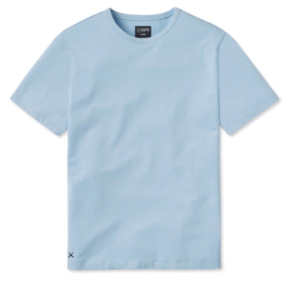 Cuts Clothing - Cuts Rival Tee Classic-fit Cotton PYCA - Sky - 4