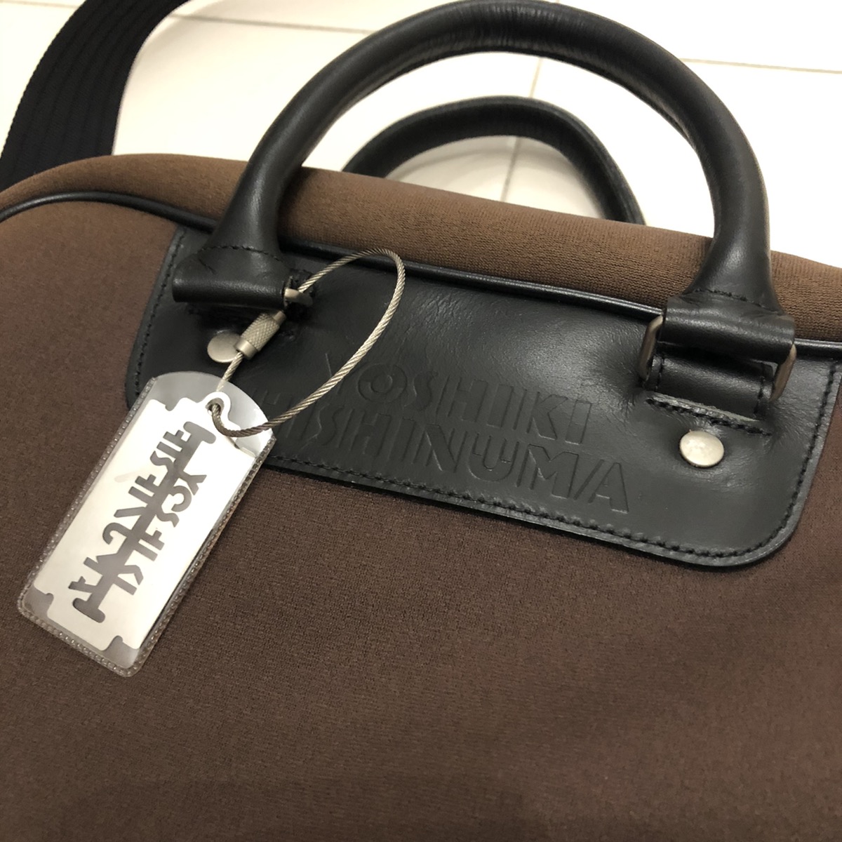Japanese Brand - Archive Yoshiniki Hishinuma neoprene sling bag - 4
