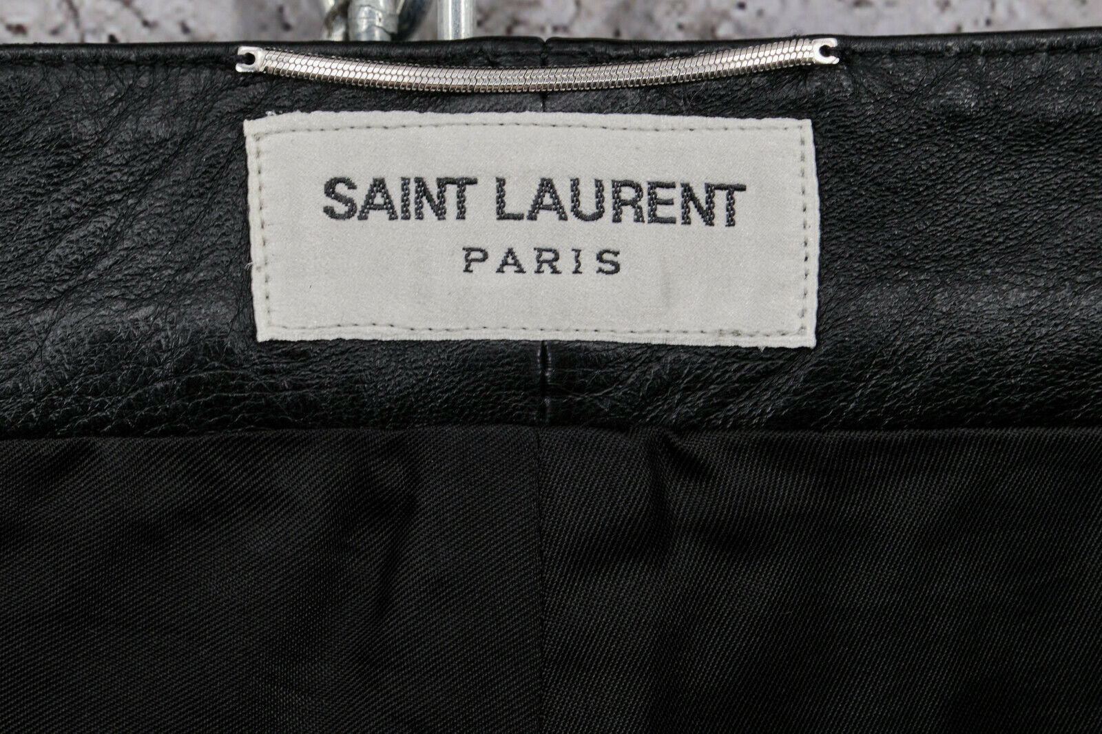 Brand New Saint Laurent Paris Slim Fit Studded Leather Pants 48IT,  3790$ - 12