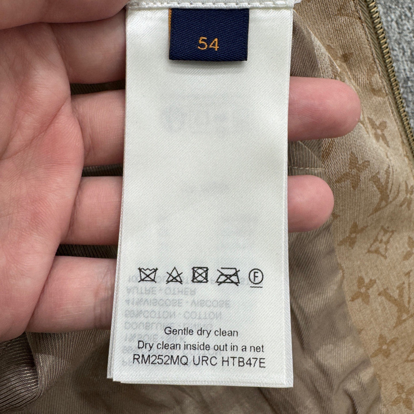 louis vuitton lv 25ss khaki full print monogram jacket - 4