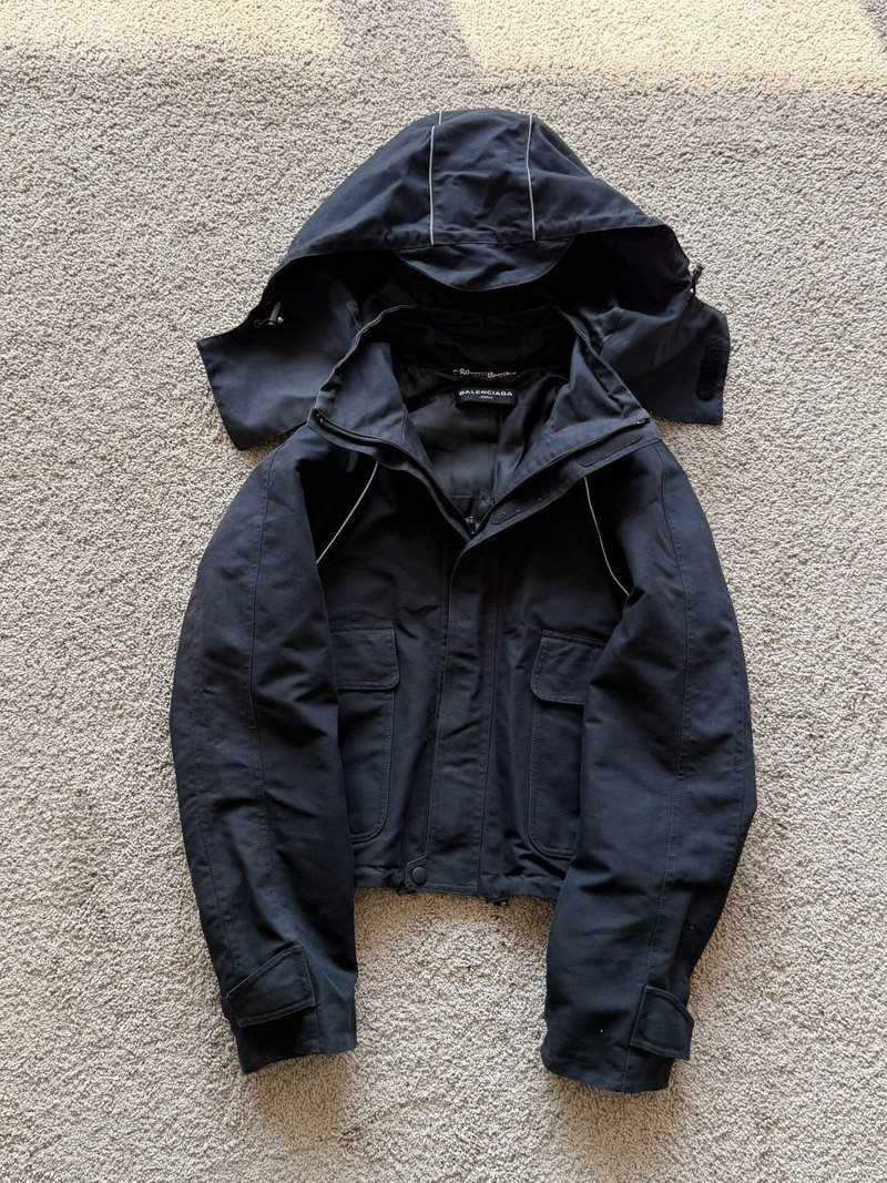 Balenciaga AW16 Cropped Swing Jacket - 1