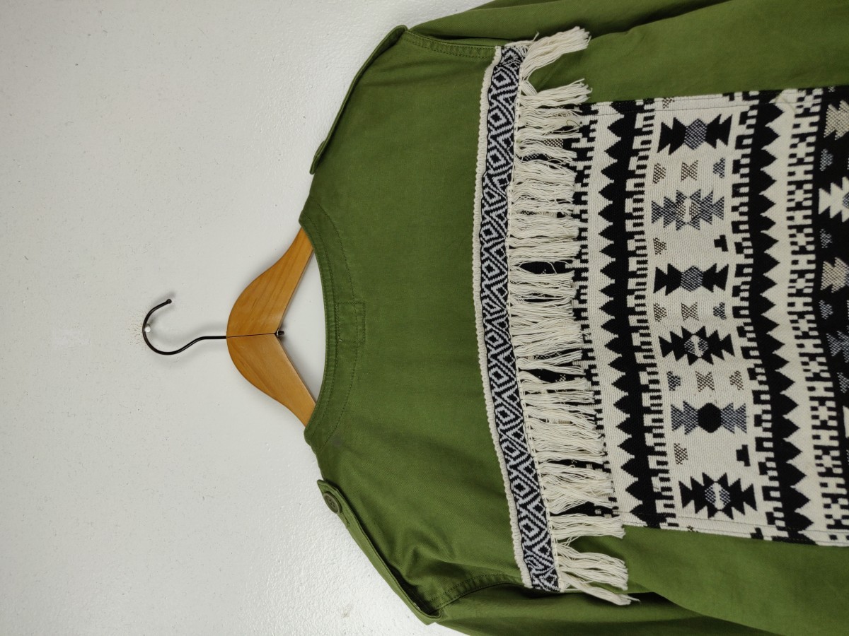Japanese Brand -  Final Drop!  Titicaca Japan Green Long Coat Jacket - 9