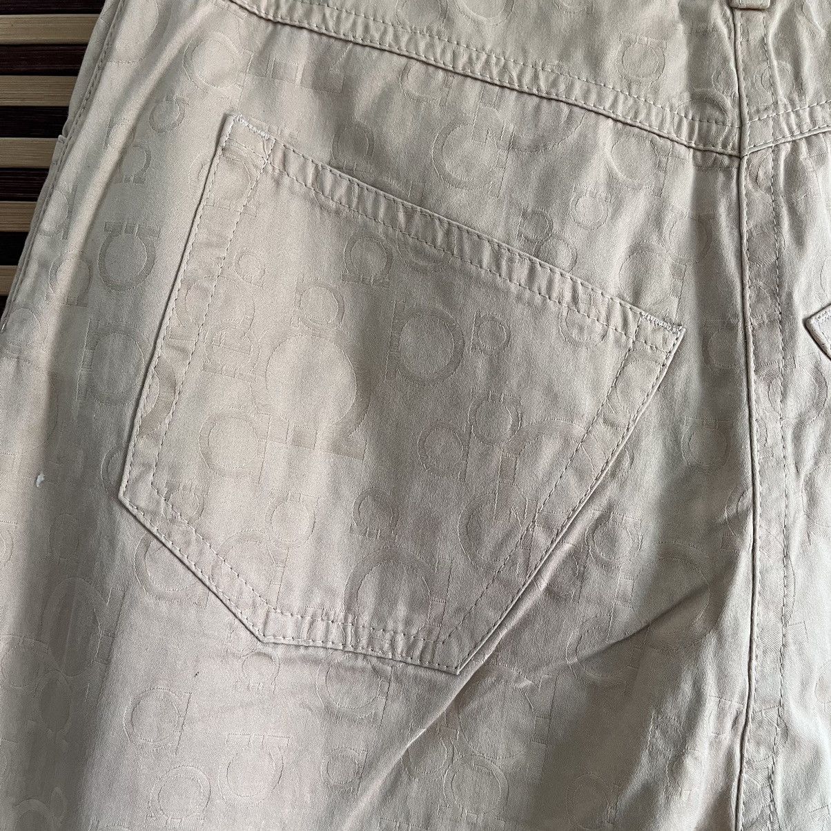 Vintage - Salvatore Ferragamo Monogram Pants Made In Italy - 18