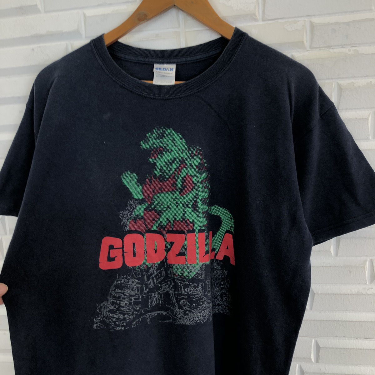 Vintage - VINTAGE GODZILLA MOVIE BIG LOGO T-SHIRT - 5