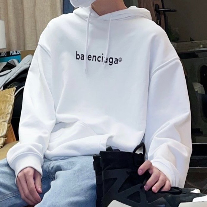 Balenciaga white hooded sweatshirt - 5