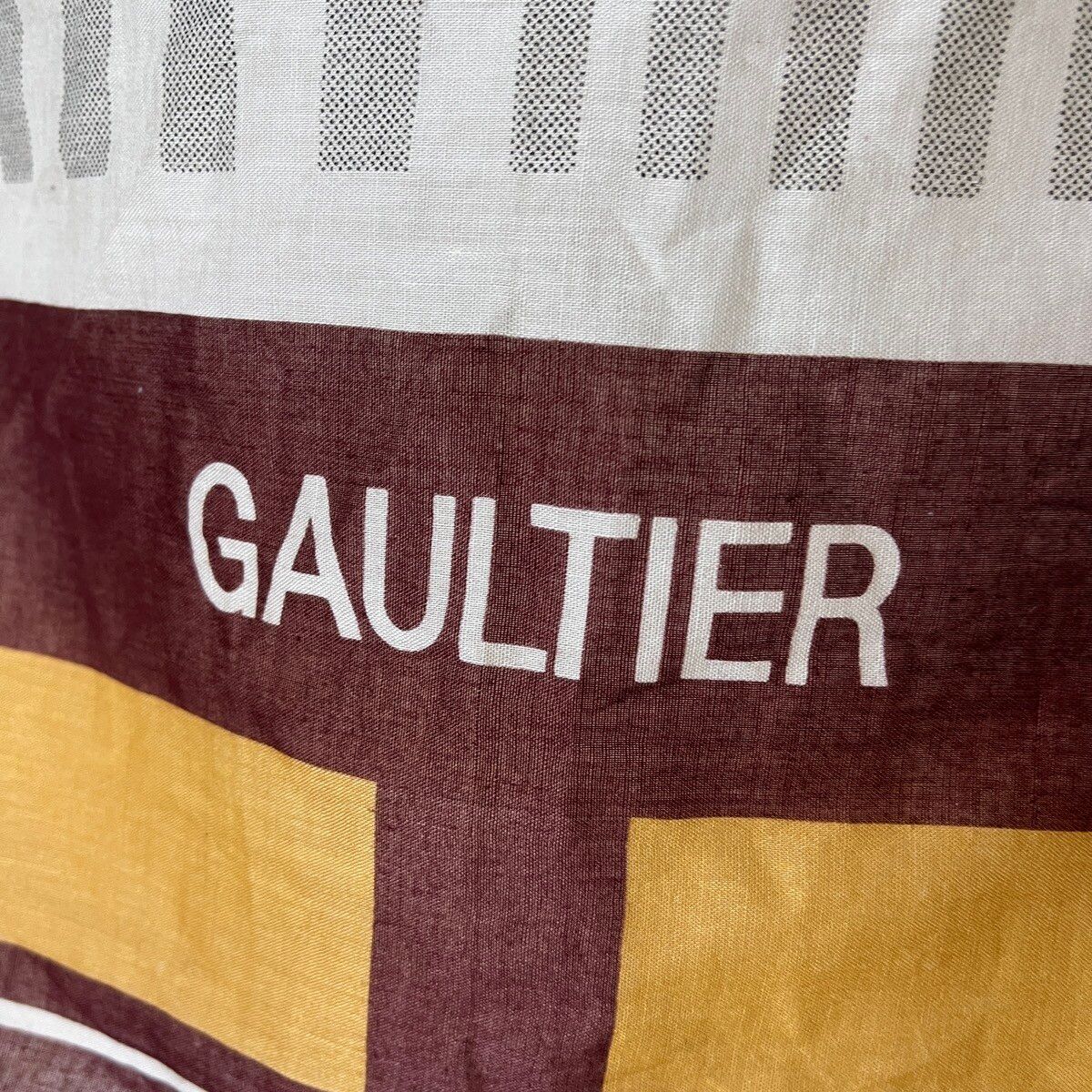 Vintage Jean Paul Gaultier Scarf Handkerchief Pocketsquare - 10