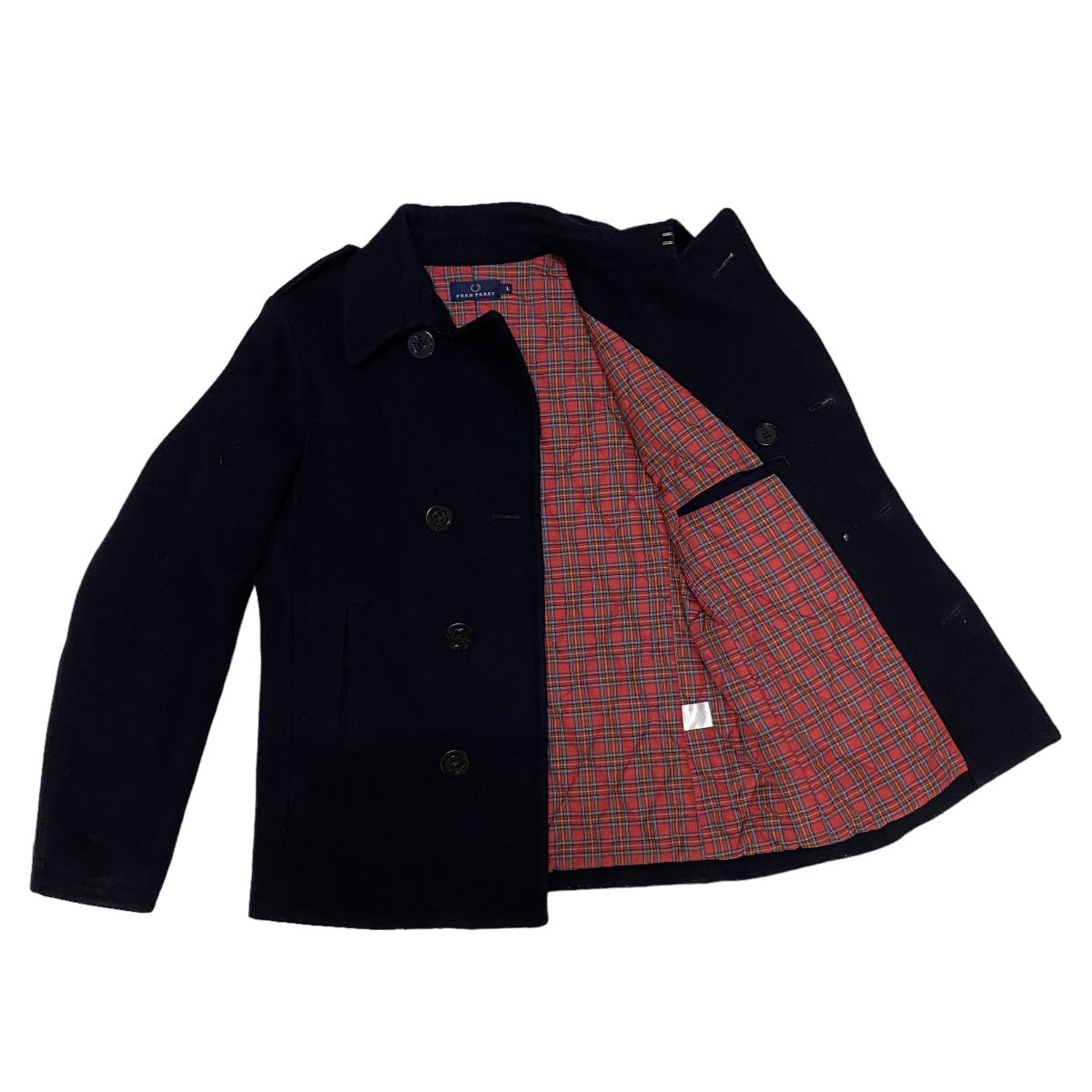 Fred Perry double breasted wool jacket - 6