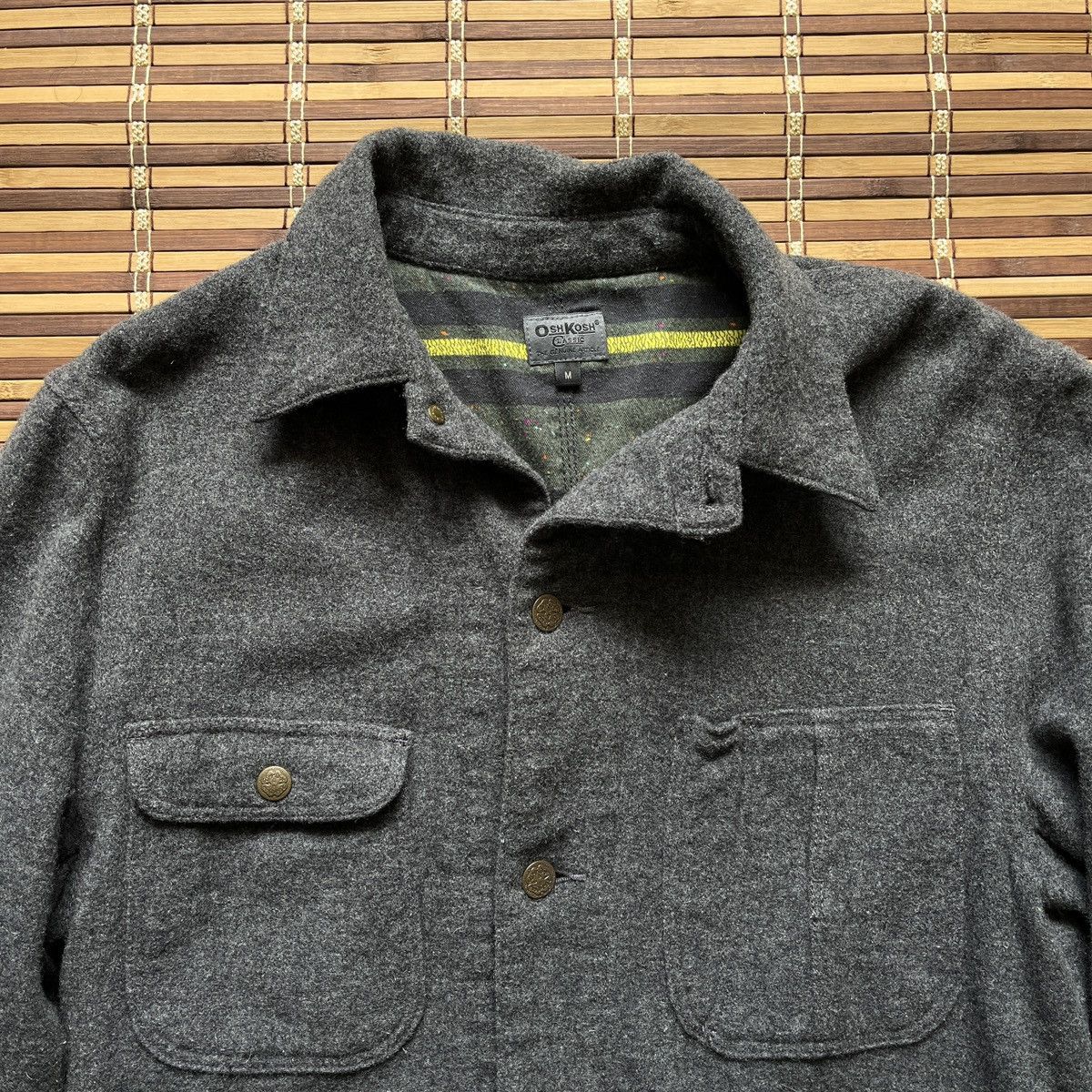 Oshkosh Blanket Fall Winter Wool Jacket Japan - 21