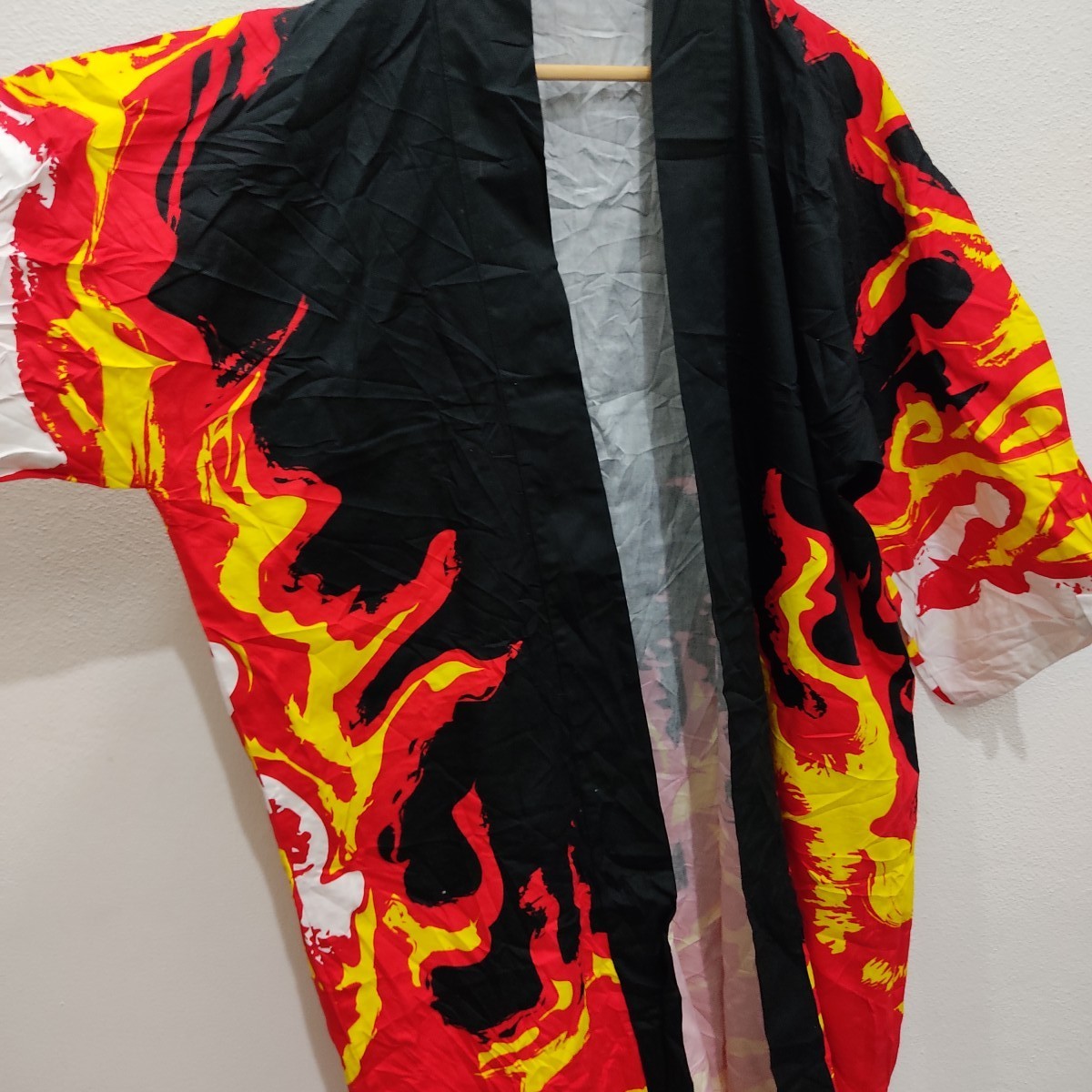 Avant Garde - Kimono Jacket Fire Flame Demon Slayer Anime Japan Overprint - 5