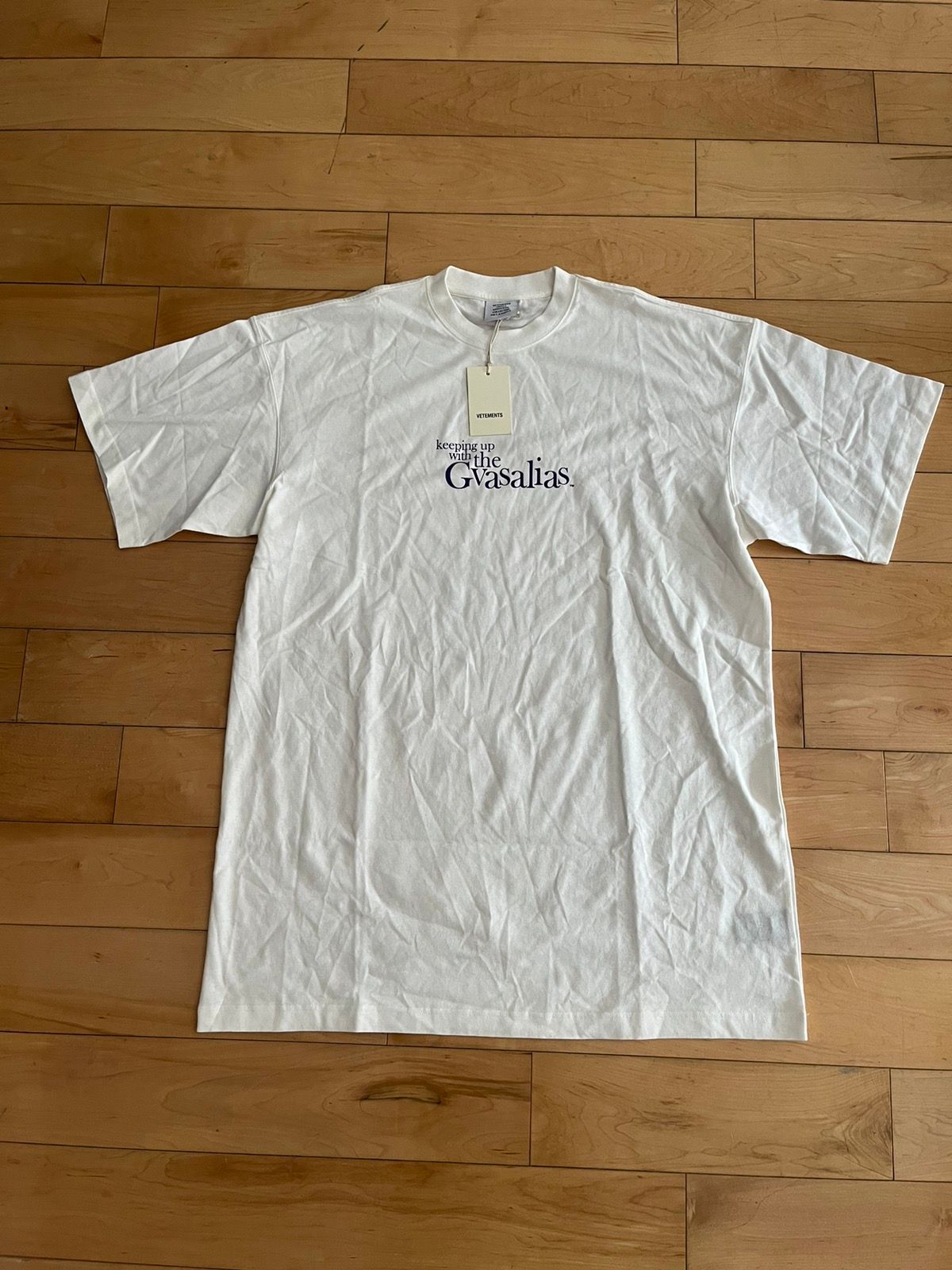 NWT - Vetements "Keeping up with the Gvasalias" T-shirt - 1