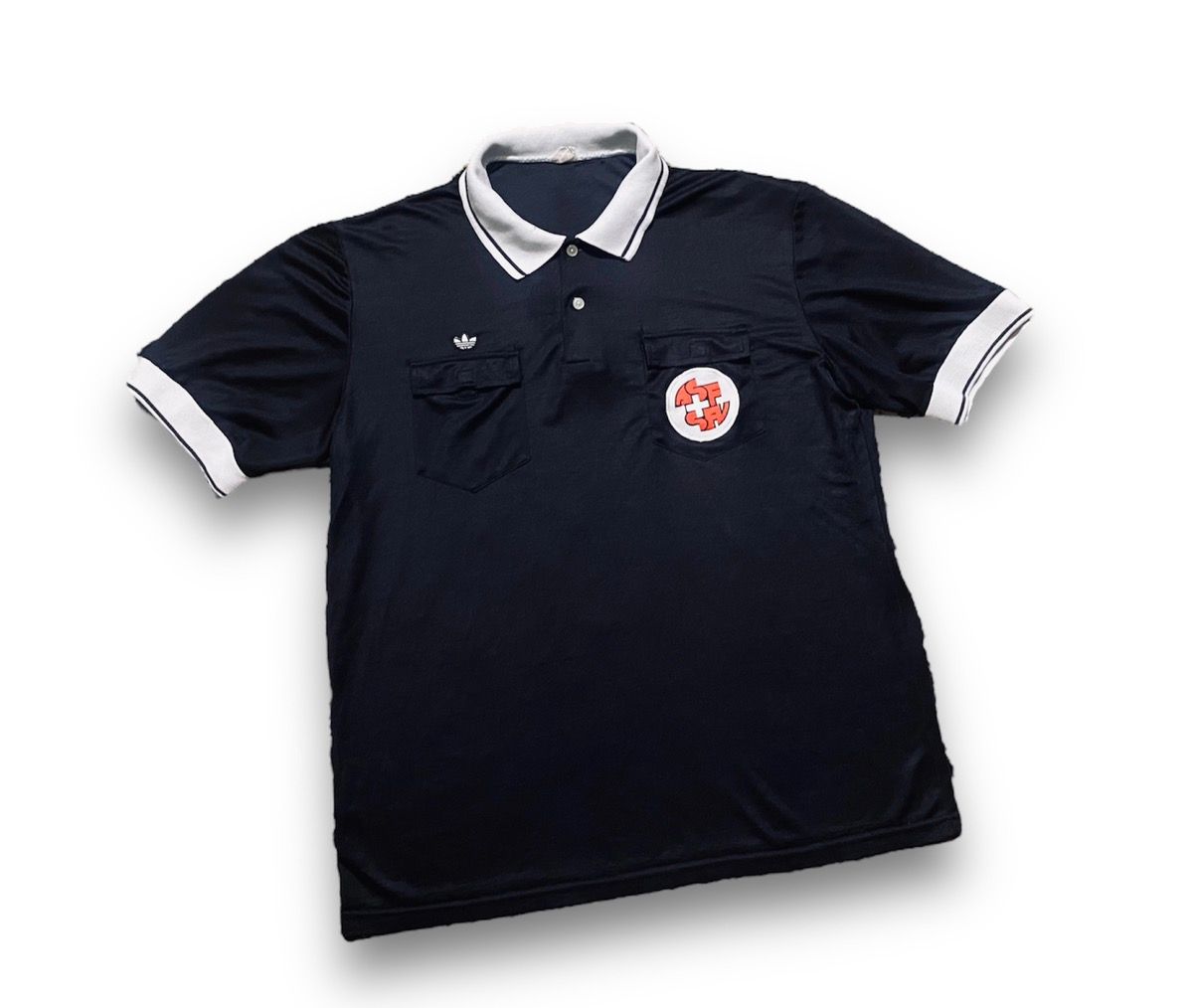 Vintage Adidas Referee Shirt Jersey Switzerland Nation Team - 2