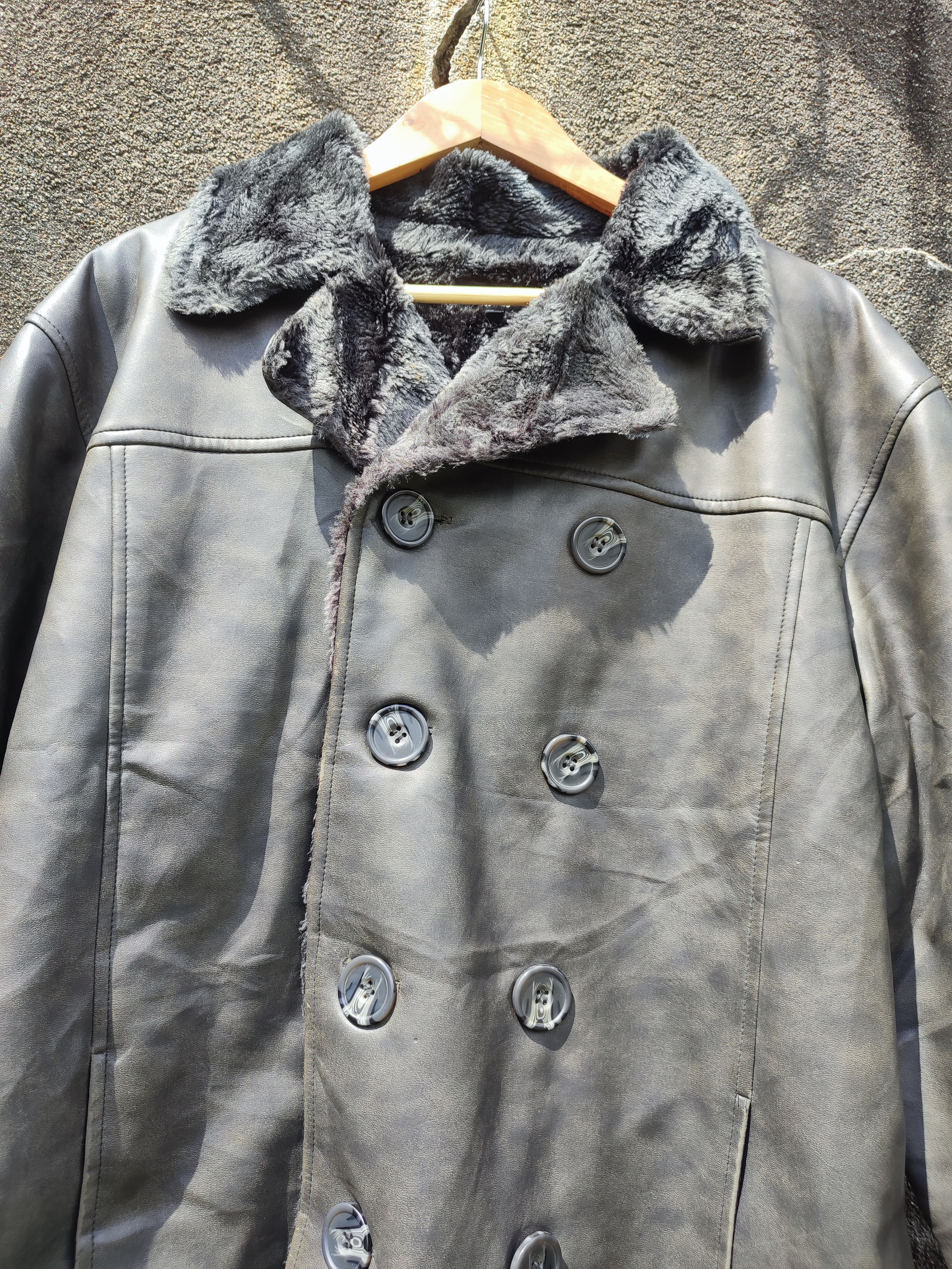 Designer - Italian Designer Festa Uomo Synthetic Leather Jacket - 6