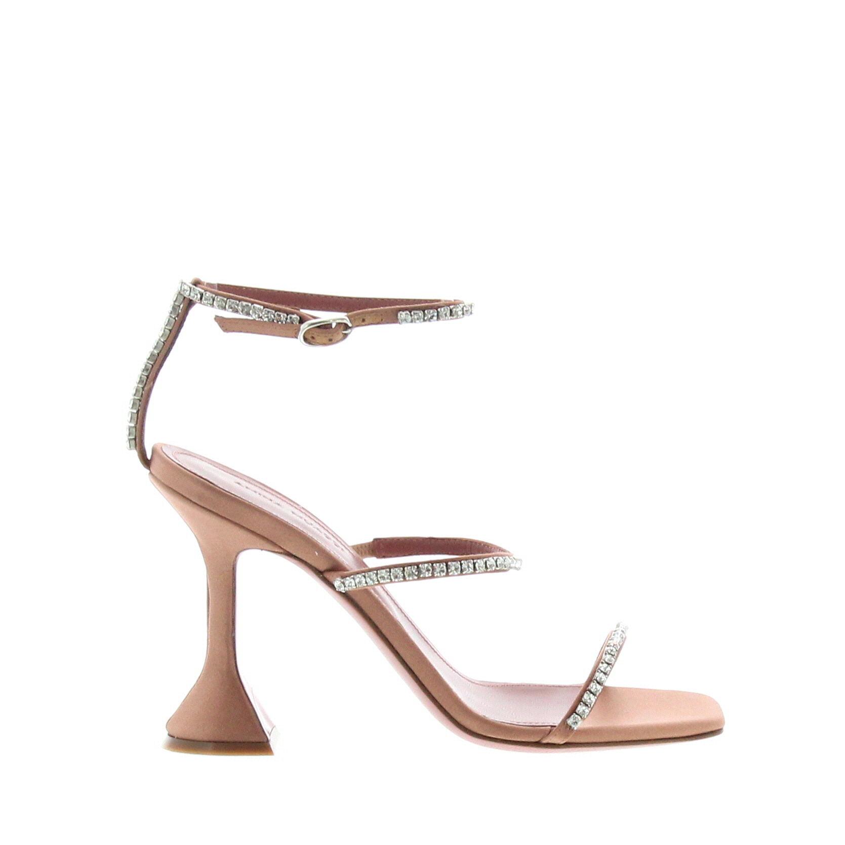 Gilda Sandal Satin Chestnut - 1