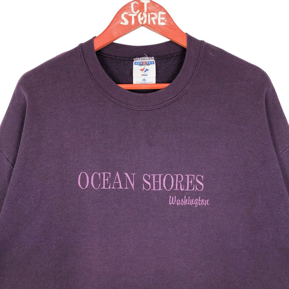 Vintage Ocean Shores Washington Crewneck Sweatshirt - 3