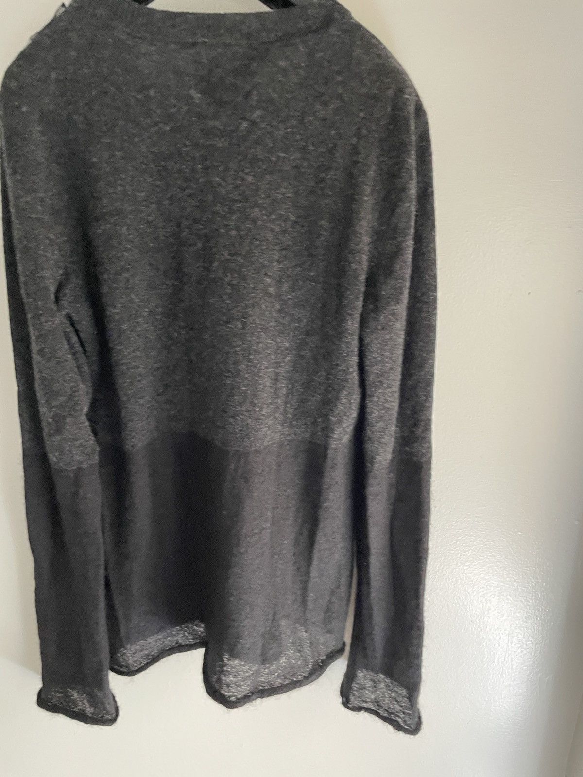 F/W06 Grunge Distressed Noir Knit Sweater - 6