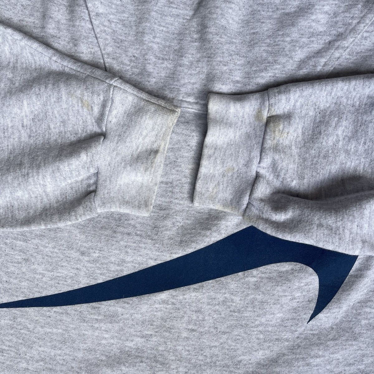 Big Swoosh Centre Logo Nike Vintage Hoodie Made In USA - 10