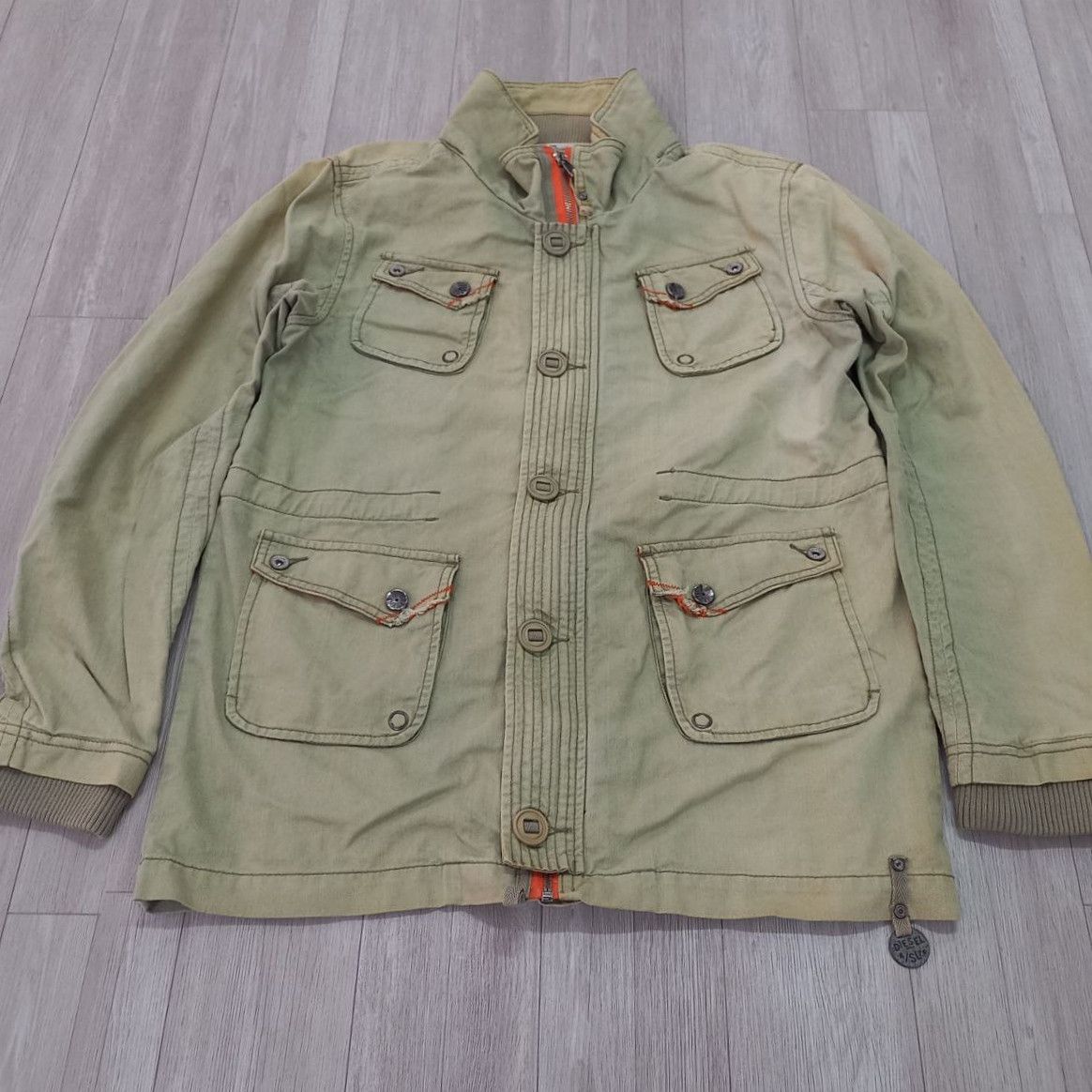 DIESEL 4/SL78 Military Utility Parka Jacket - 7