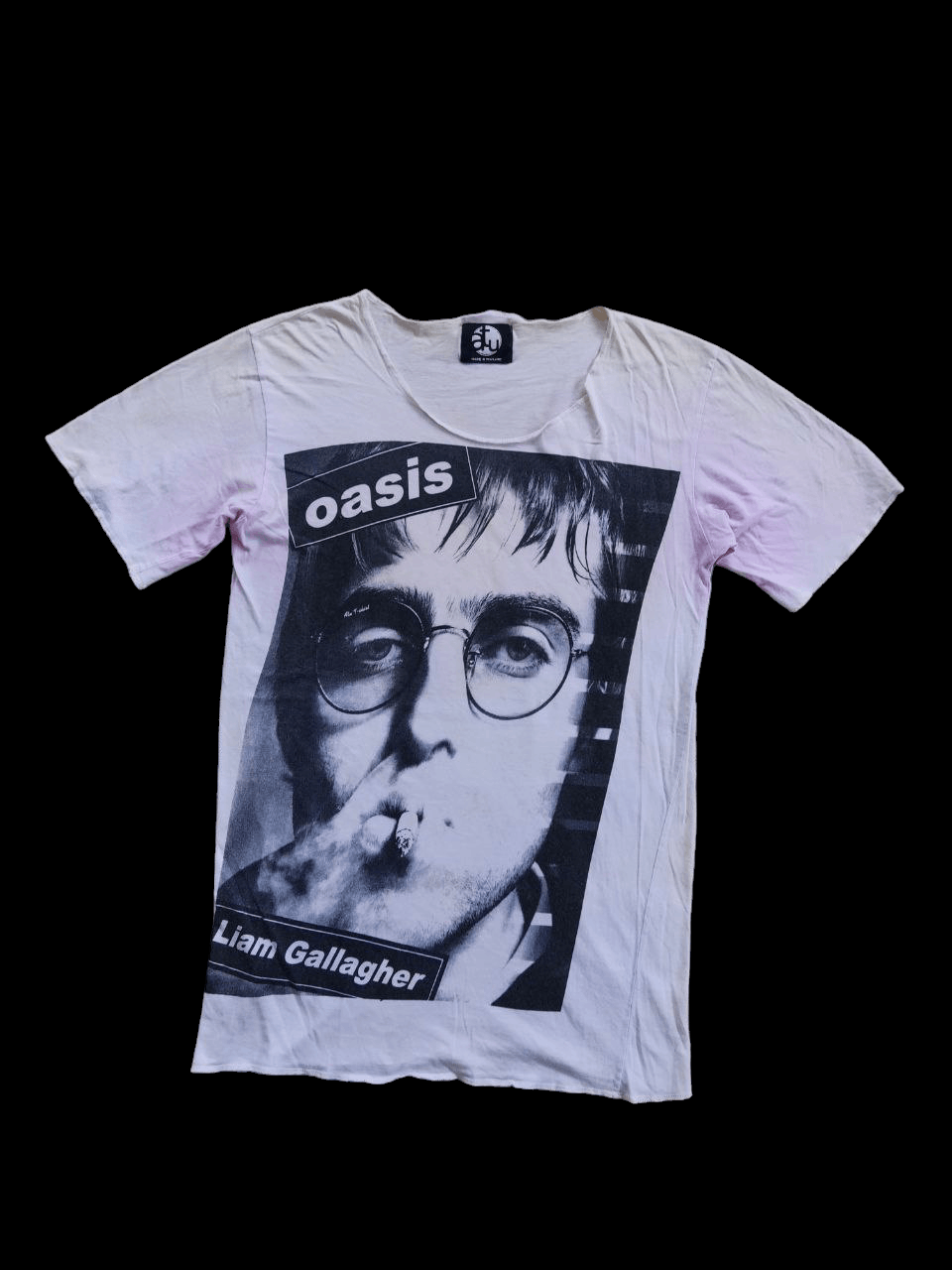 Rock Band - Last drop💥 Oasis Liam Gallagher Big Graphic Band Tee - 1