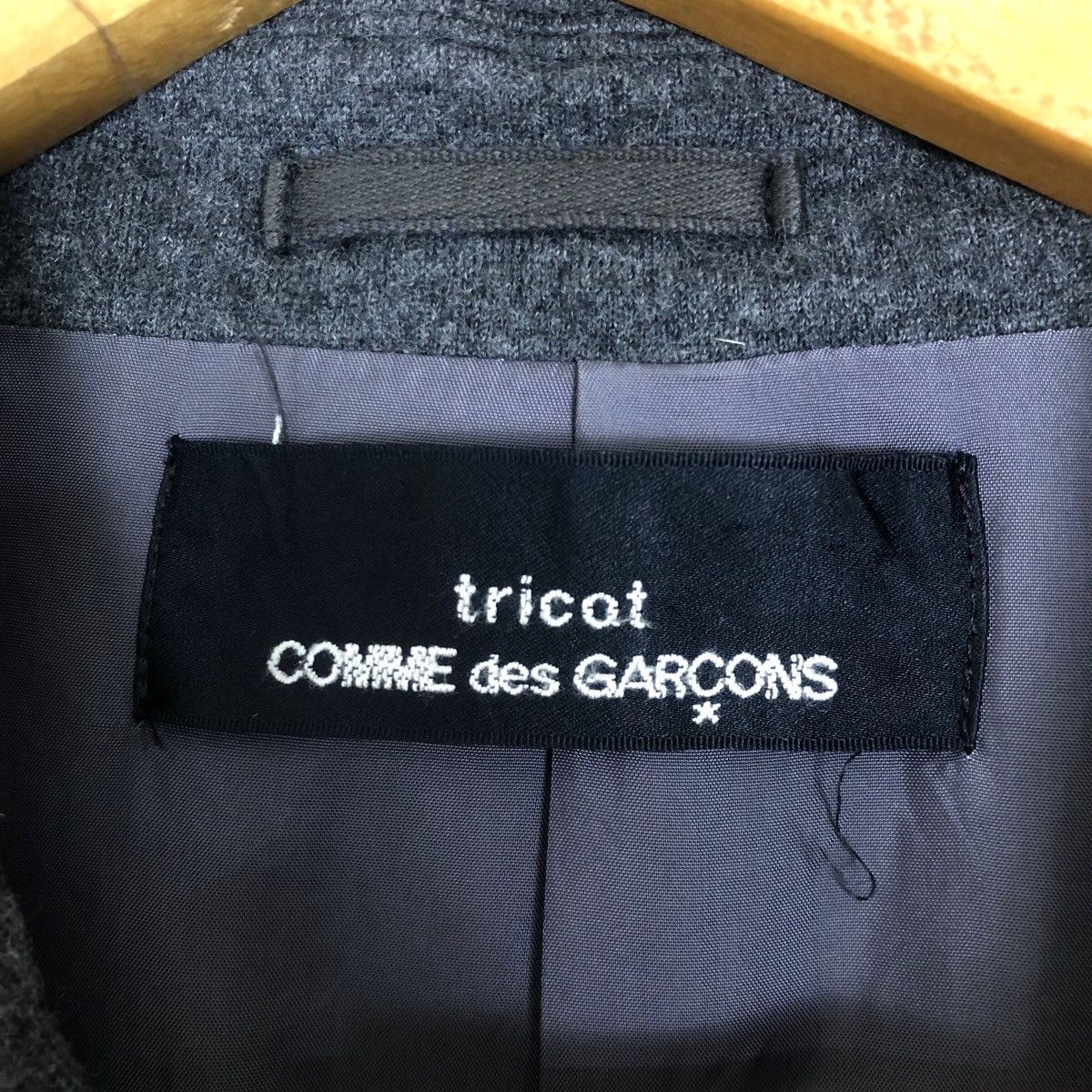 Vintage 90s Tricot Comme Des Garcons 1997 S/S Wool Car Coat - 11