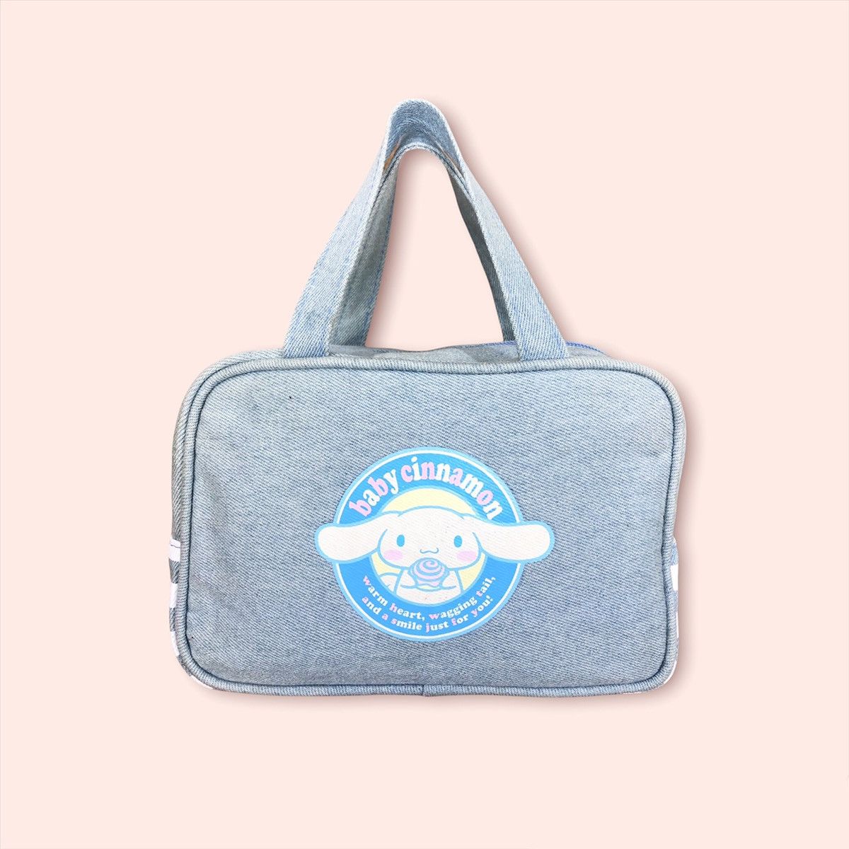 Japanese Brand - Cinnamoroll Baby Hello Kitty Denim Bag - 2