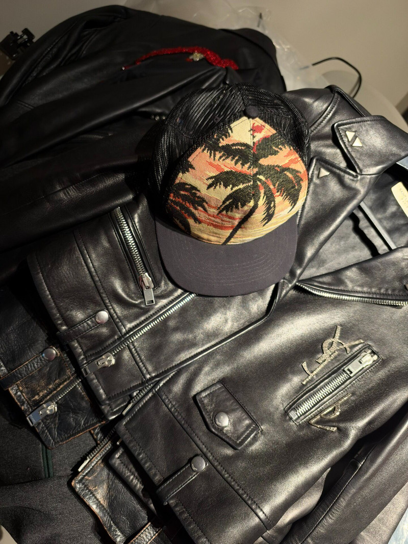 Saint Laurent Paris SS16 Coconut Tree Baseball Mesh Cap - 1