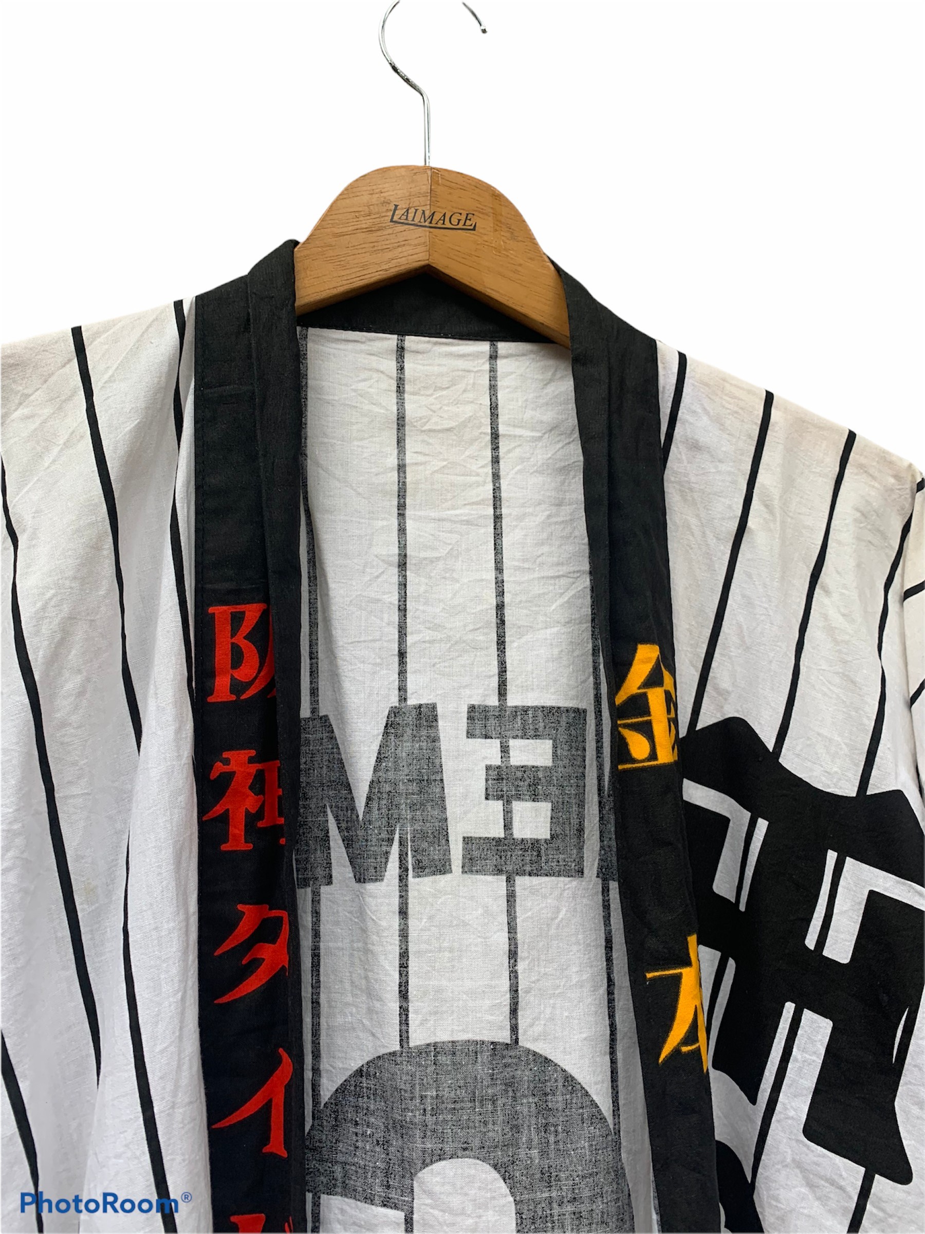 Sportswear - Vintage Hanshin Tigers Kanemoto 6 Japan Baseball Team Hanten - 5