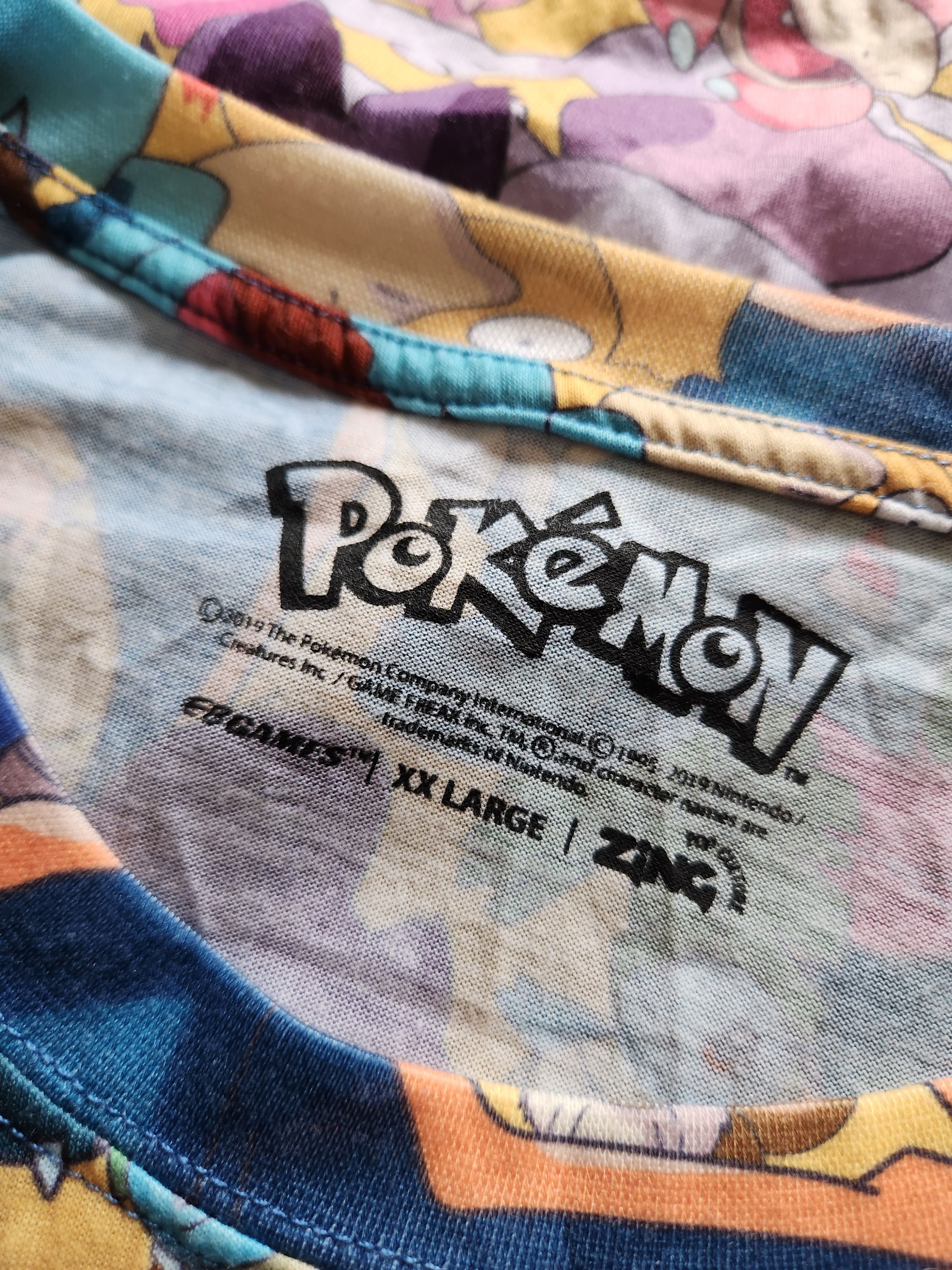 Nintendo Full Print Pokemon Characters TShirt - 4