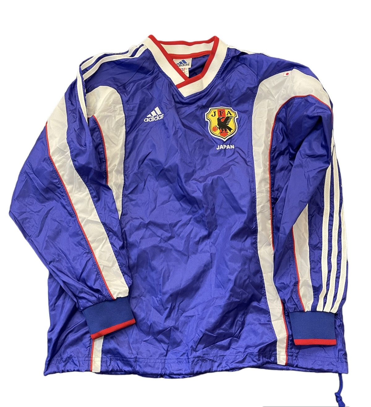 Japan Home Adidas Vintage Long Sleeve Football Training - 1