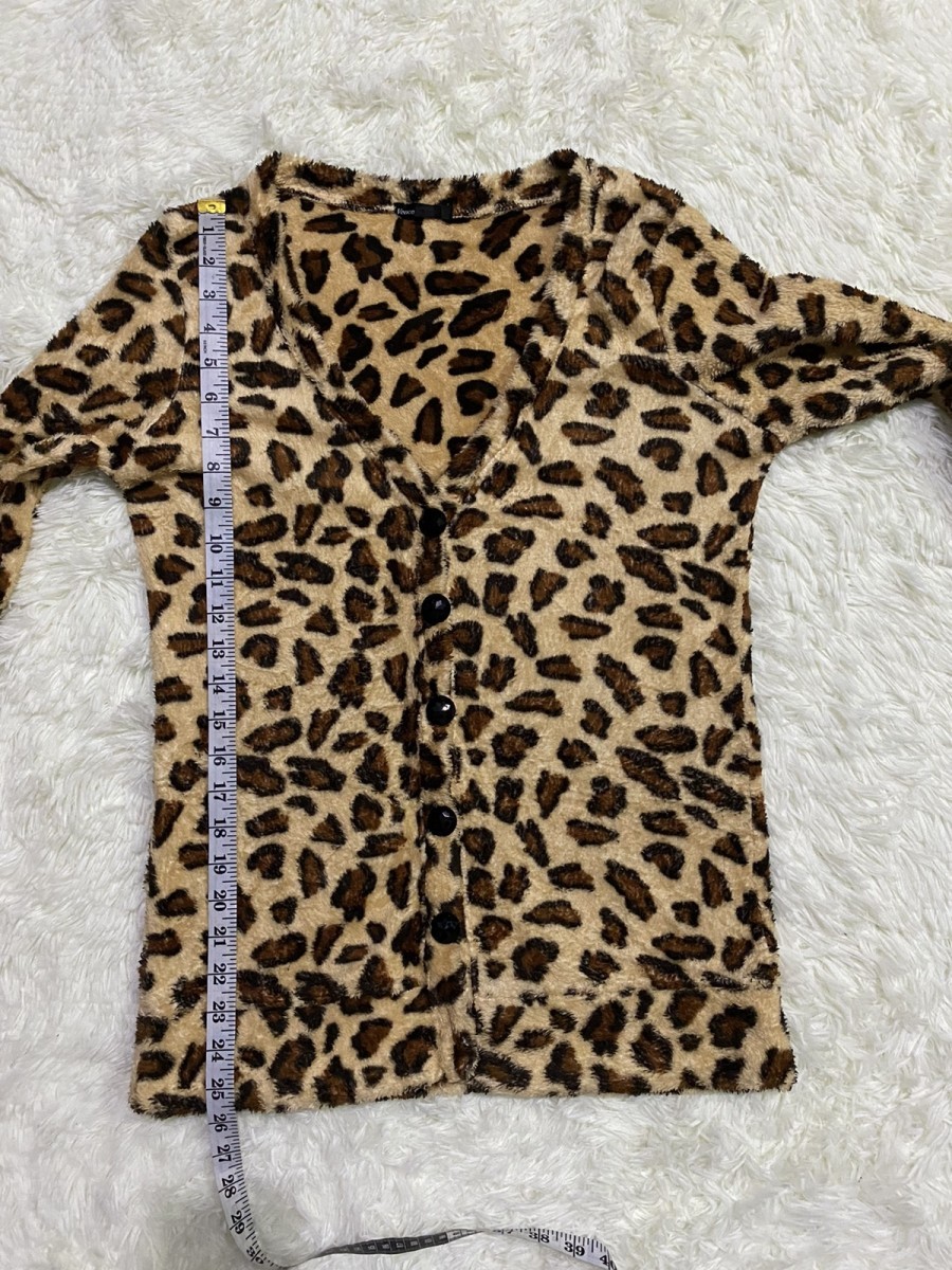 Cardigan - Vence Fleece Leopard Cardigan - 12