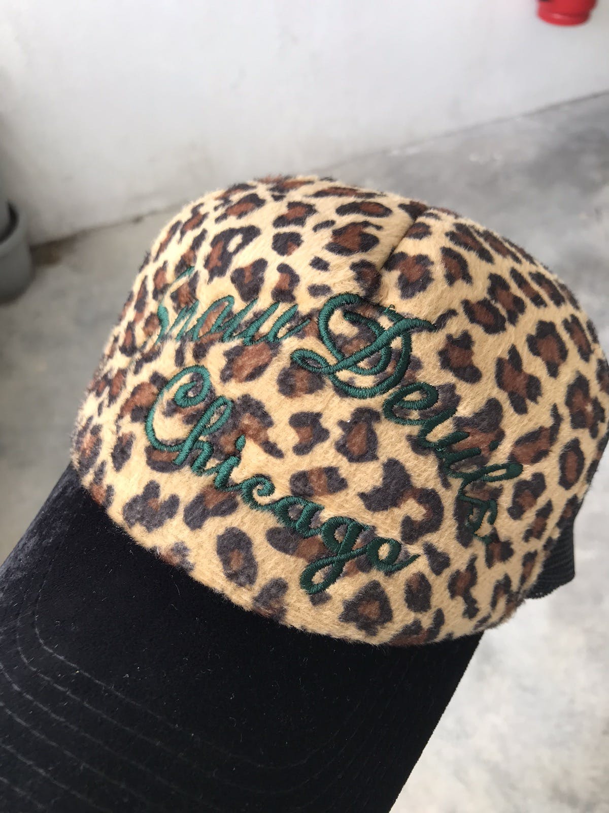 Beams Leopard Trucker Hats Snow Devils Chicago - 17