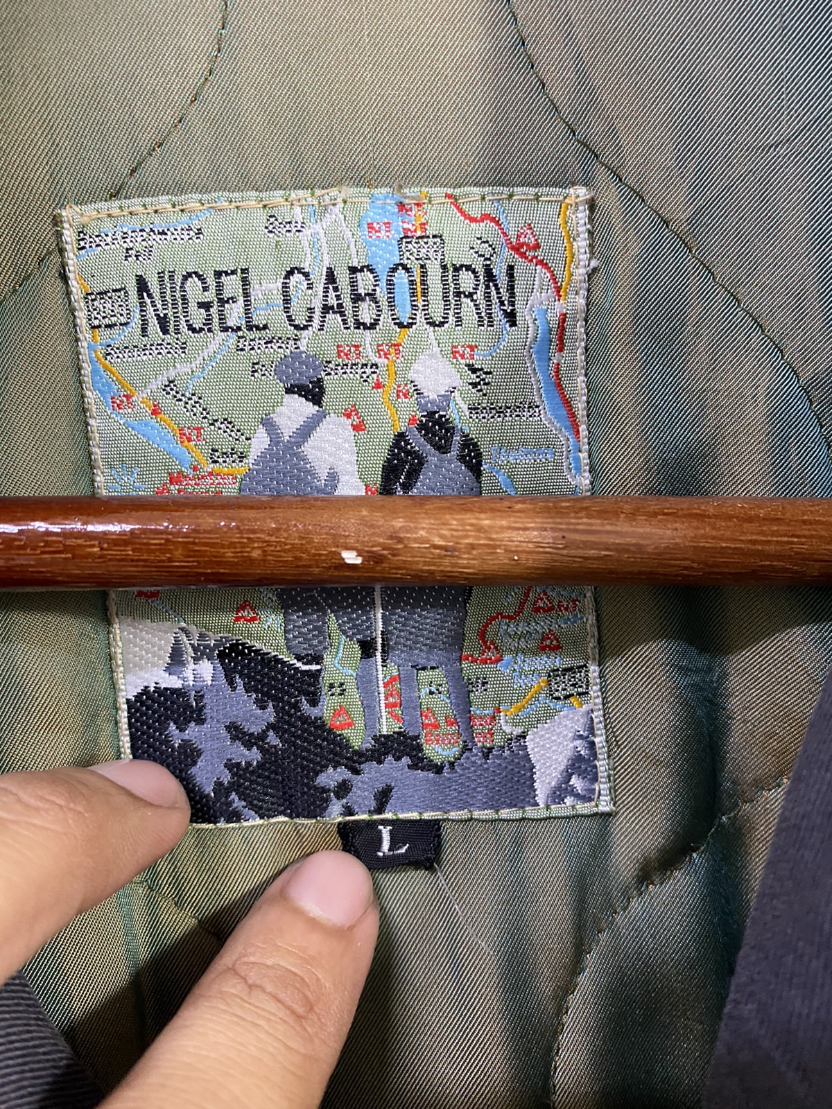 Nigel Cabourn Jacket Harrington Jacket Design Quilted Inner - 3
