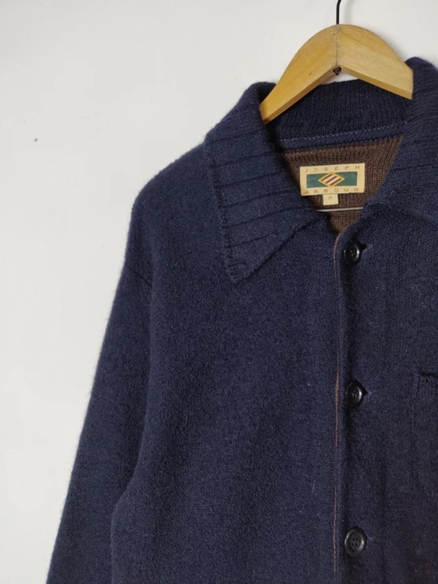 Joseph Abboud - Wool Knitwear Coat Light Outerwear Jacket - 5