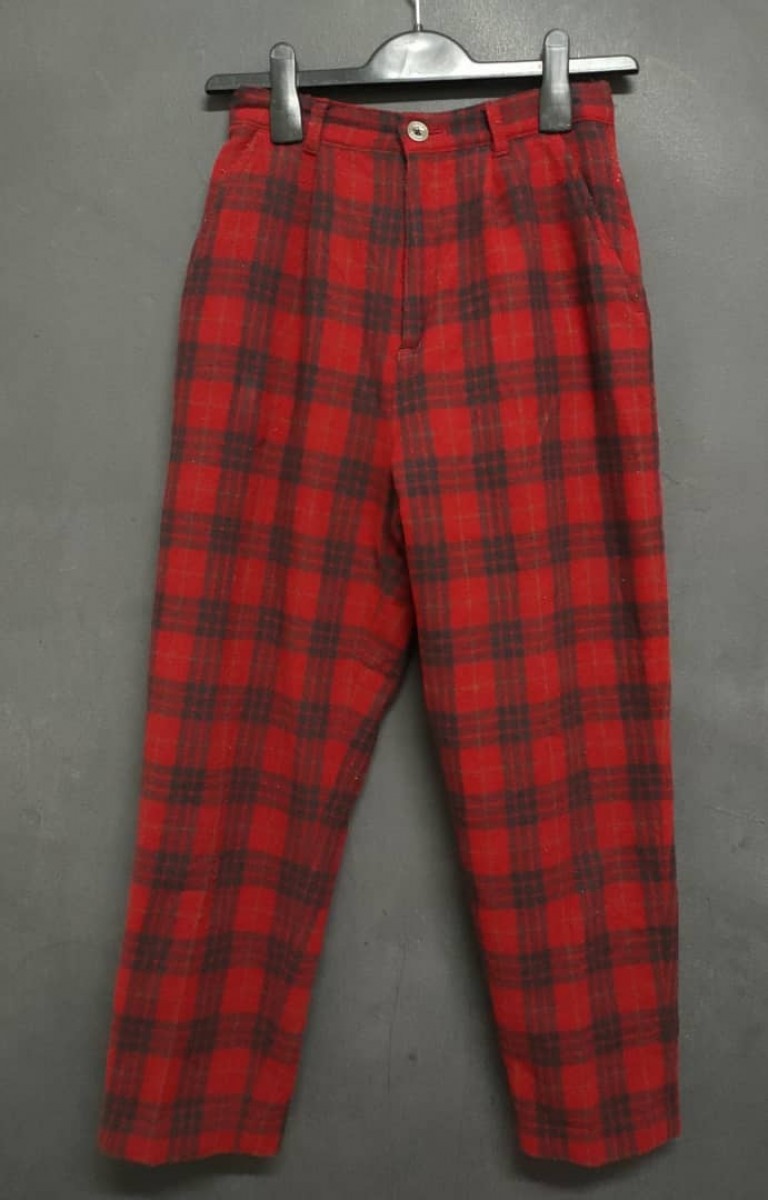 Japanese Brand - Checkered Wool Pant - 1