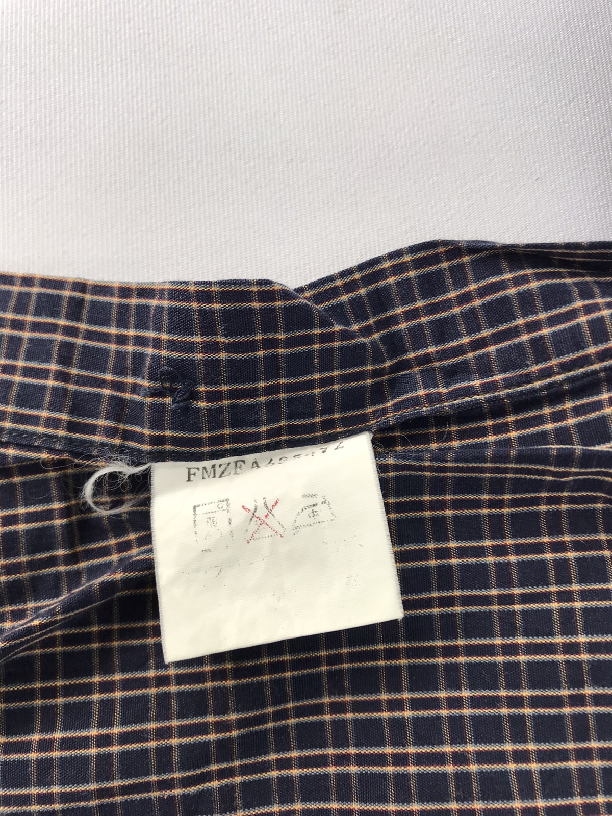 Cheng And Chie Moschino Shirt Single Pocket Striped Checked - 7