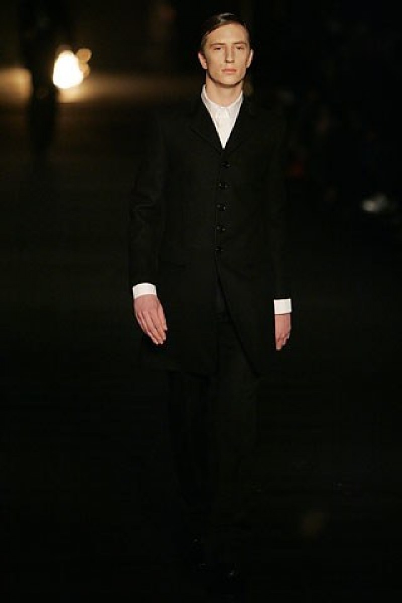 FW06 long wool coat - 1