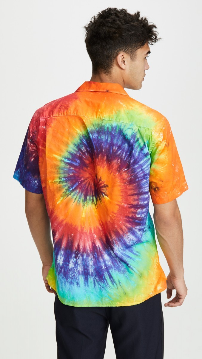 Gitman Bros. Vintage - BNWT SS19 GITMAN BROS. VINTAGE TIE-DYE CAMP SHIRT L - 13