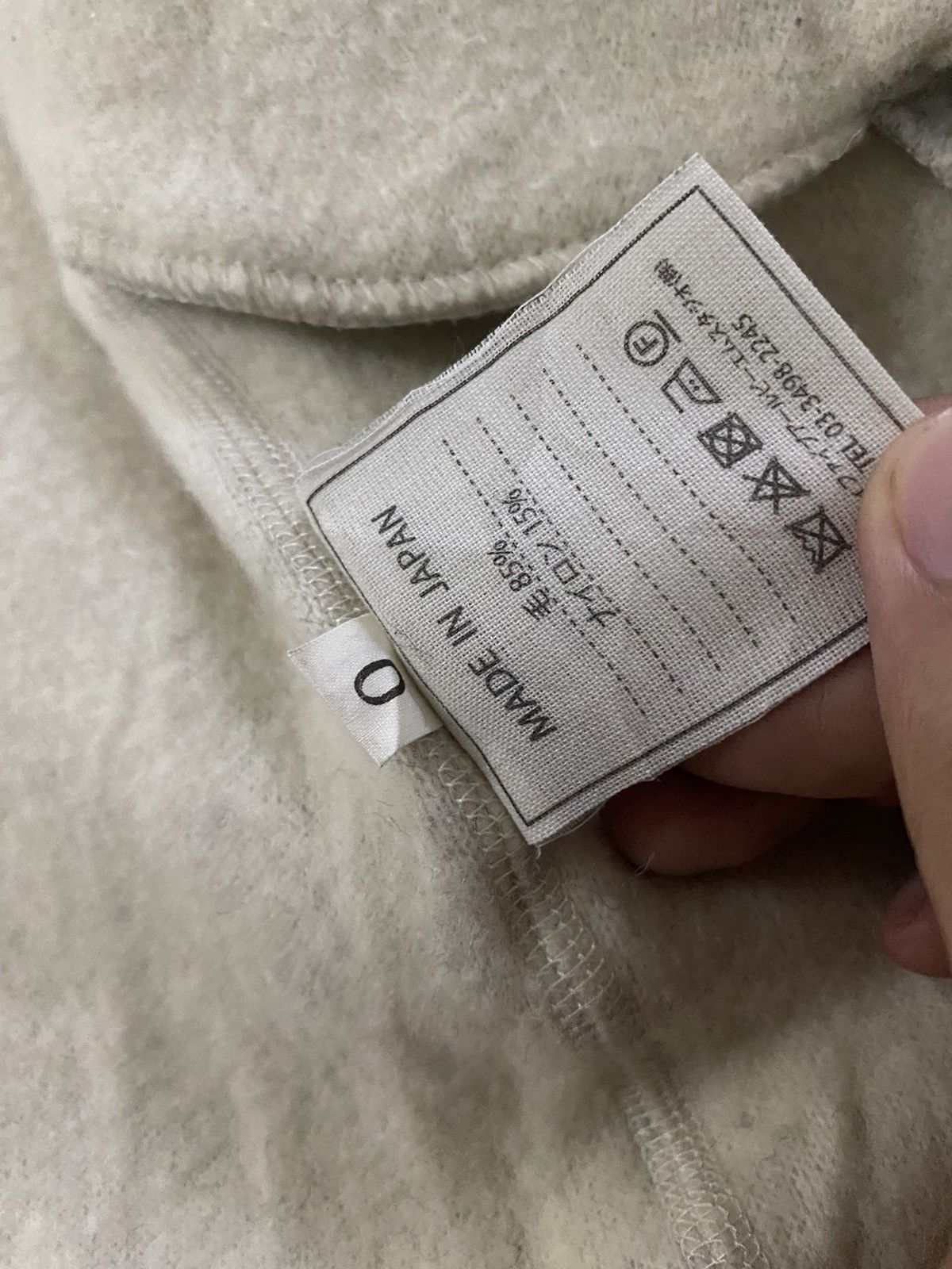 45Rpm Wool Buttonless Cardigan Nice Design Made Japan - 9