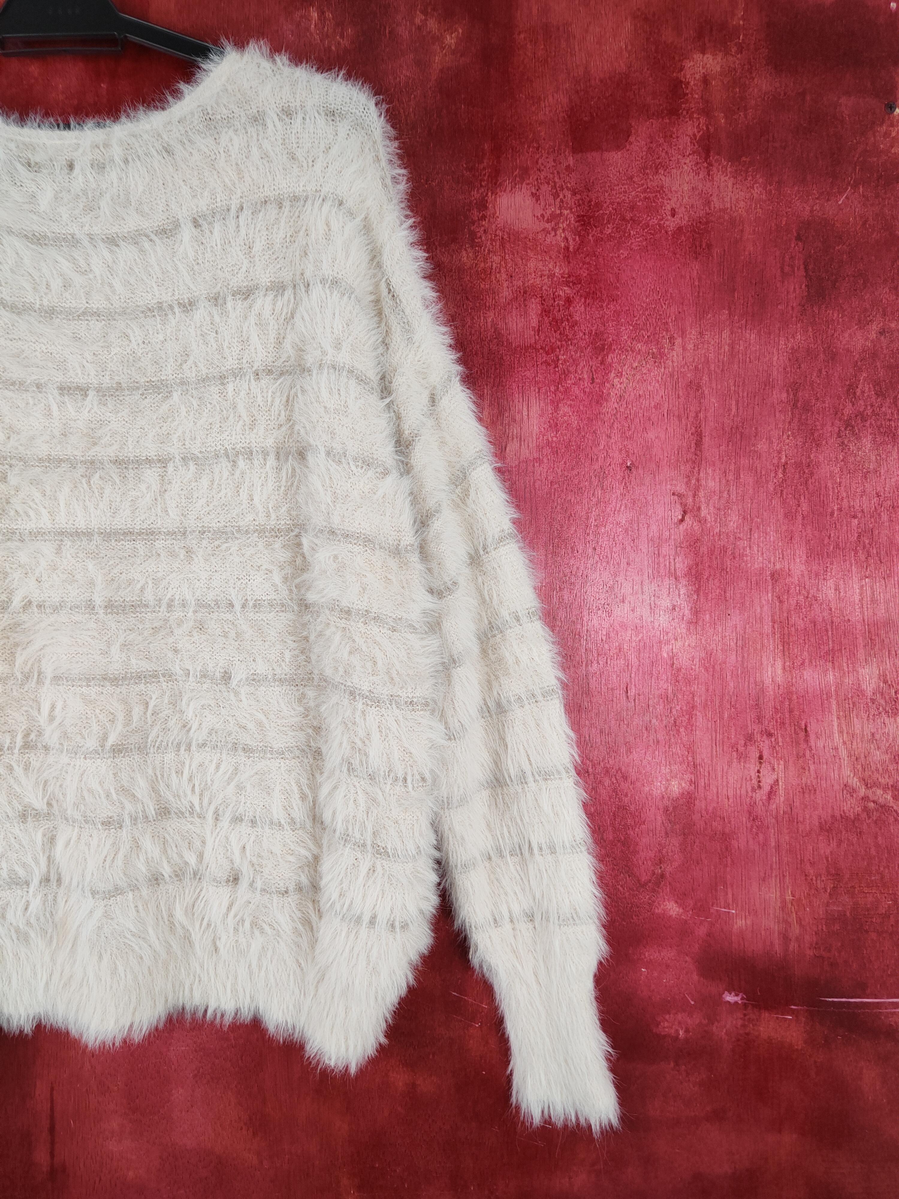 Japanese Brand - Continuer de Nice Claup Shaggy Fur Mohair Knitwear #S795 - 9