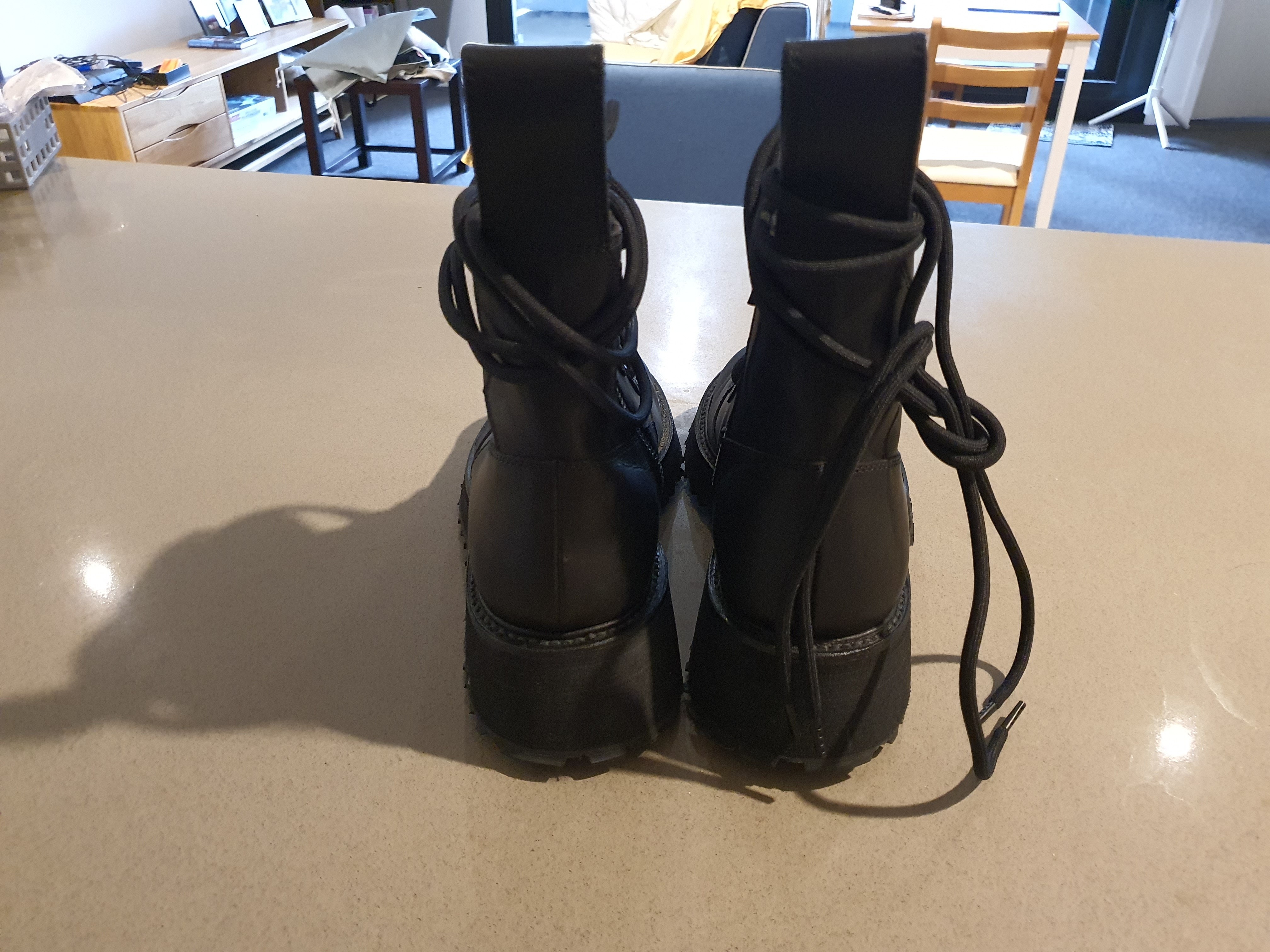 Double Lace Combat Boots - 16