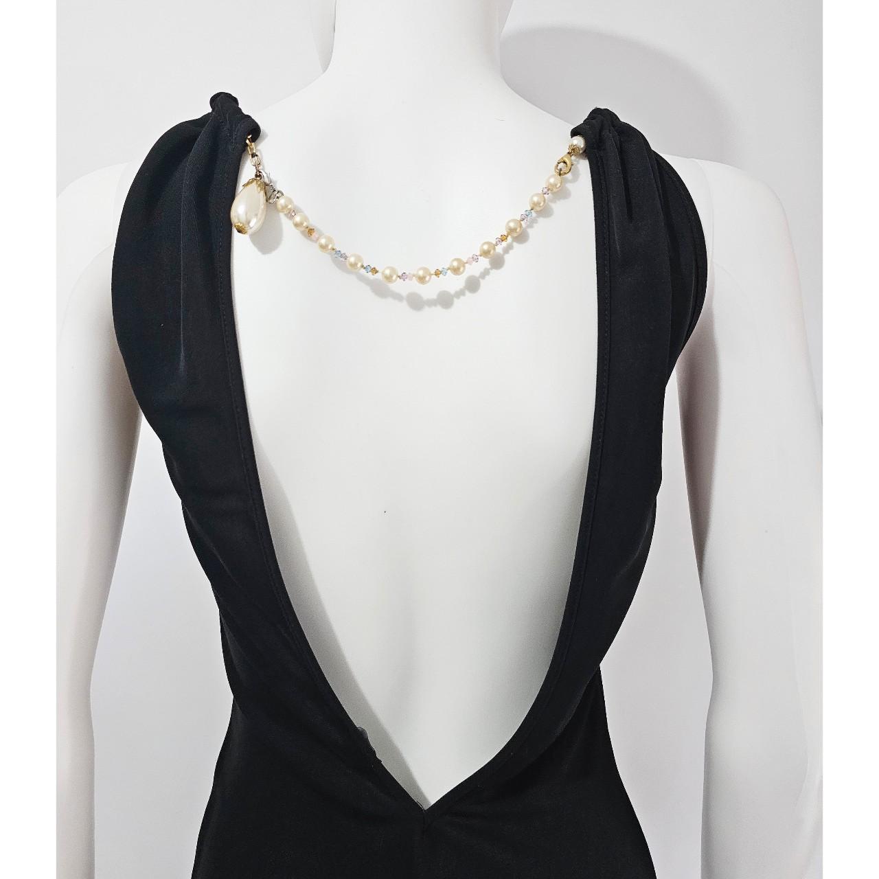 Dolce & Gabbana Women's Black and Silver Dress - 7
