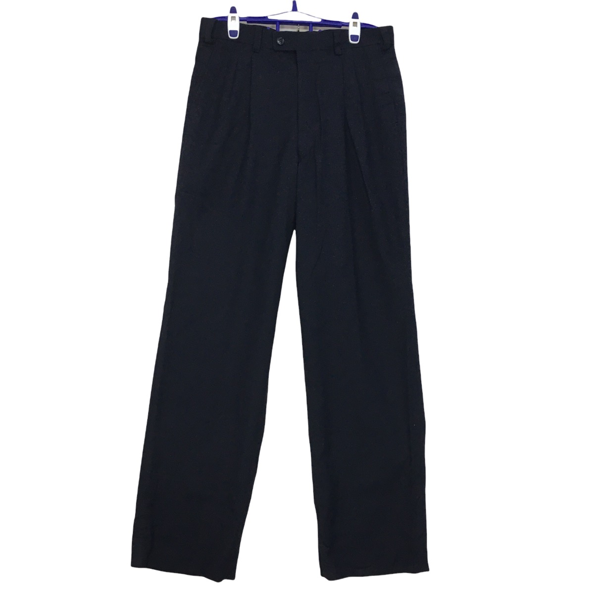 LANVIN CLASSIQUE Stretch Waist Long Pants Trousers Formal - 1