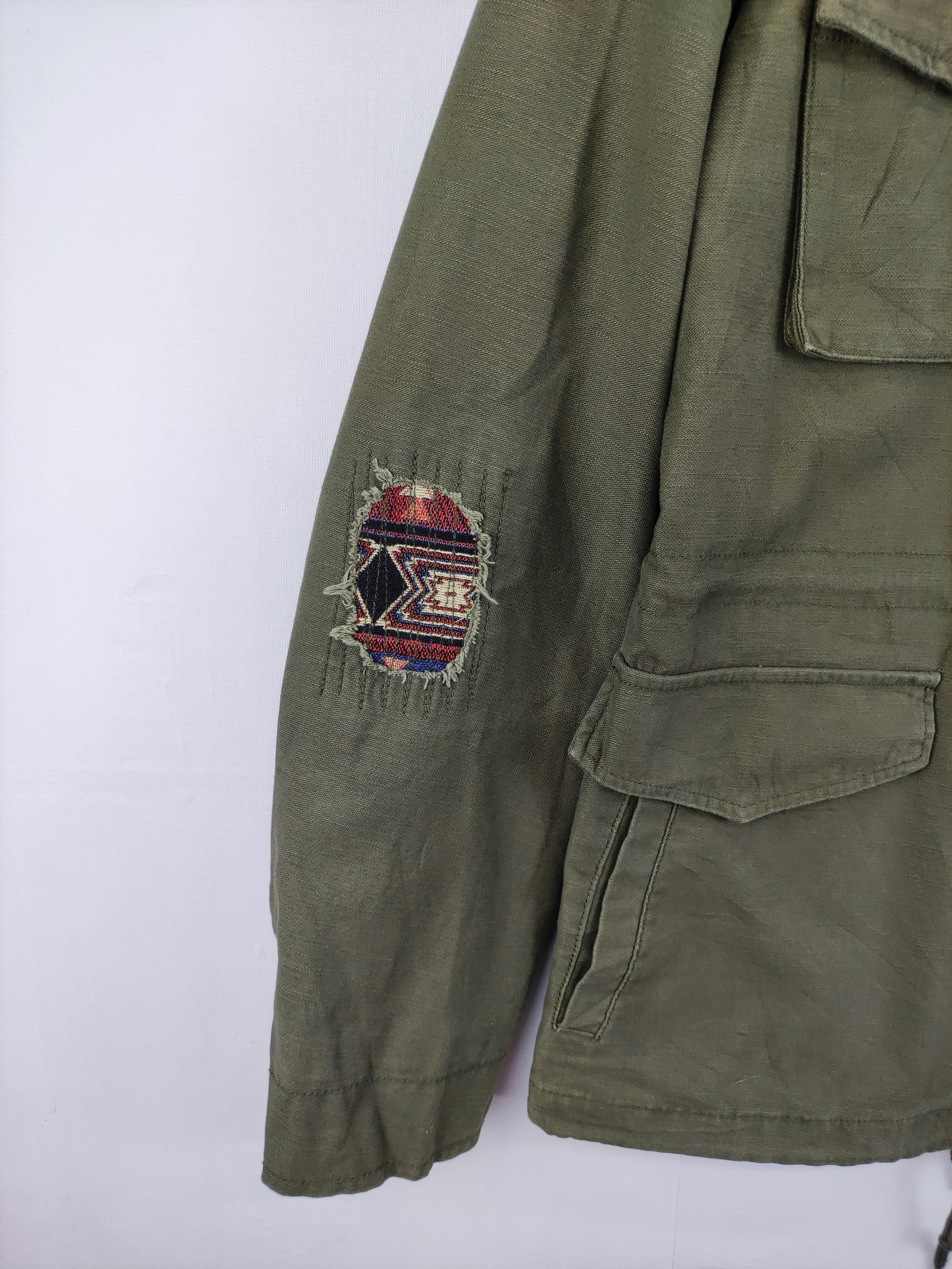 Vintage Jacket Military Zipper By Diviner - 3