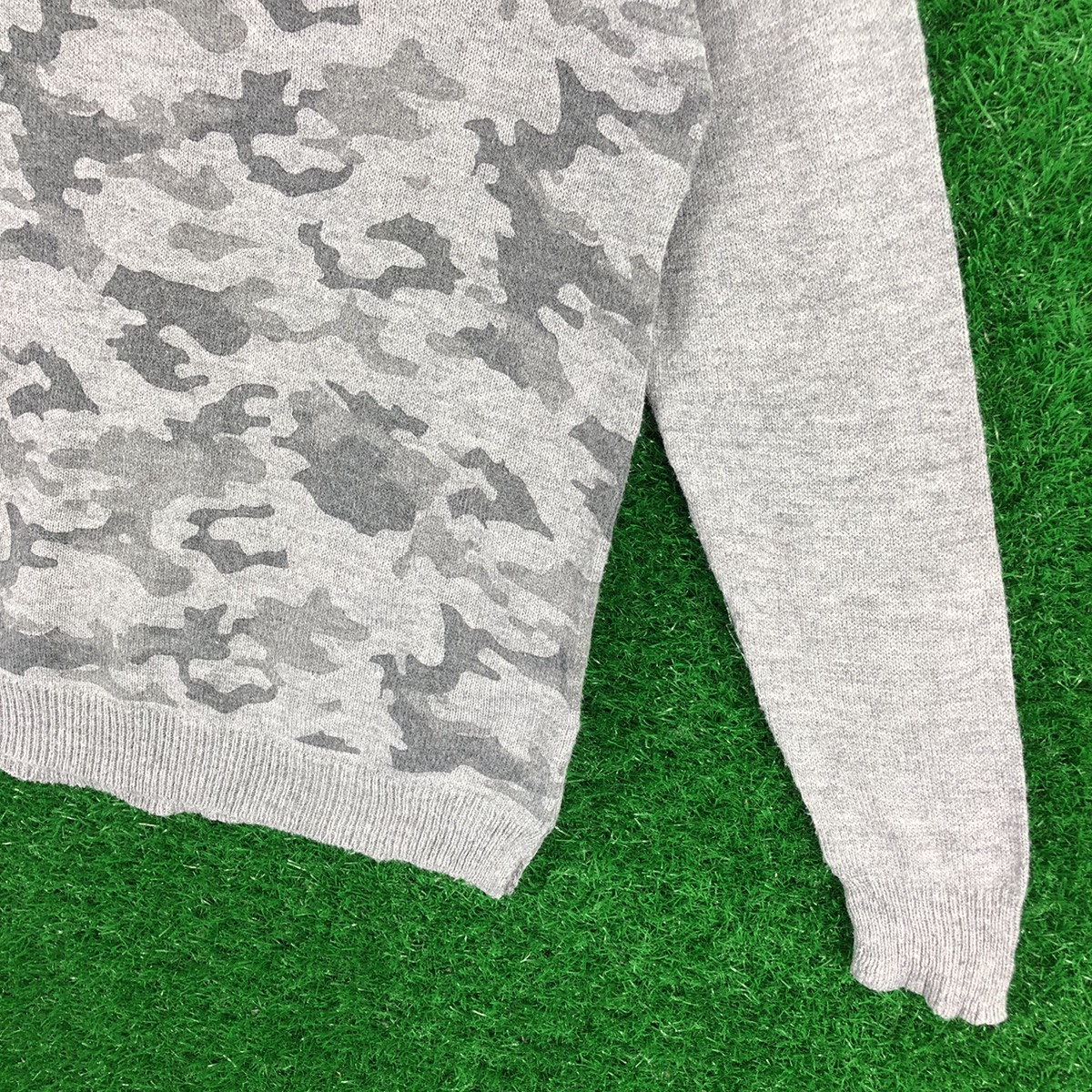 Japanese Brand - Abahouse Camo Knit Sweater - 3