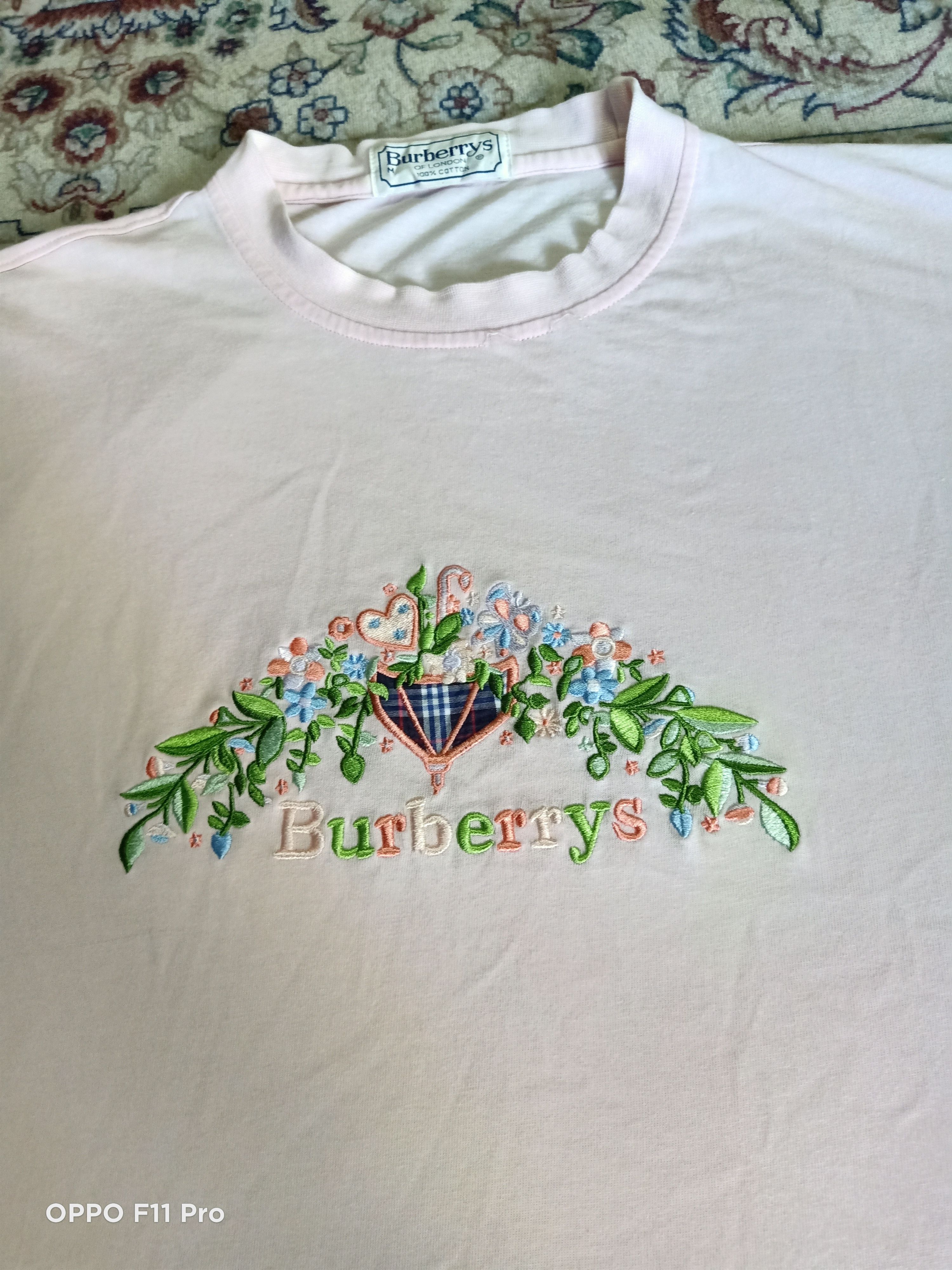 Vintage 90s Burberry tee - 4