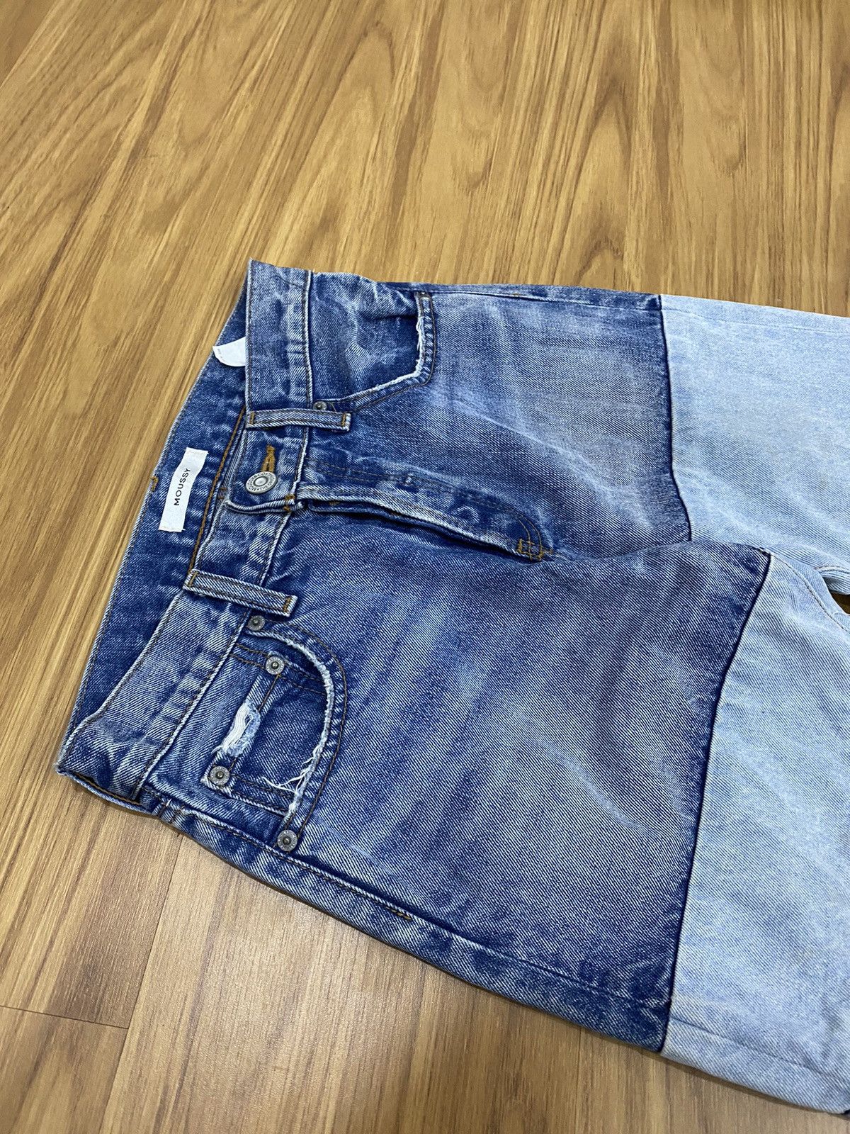 Moussy Hagi Patchwork Jeans - 4